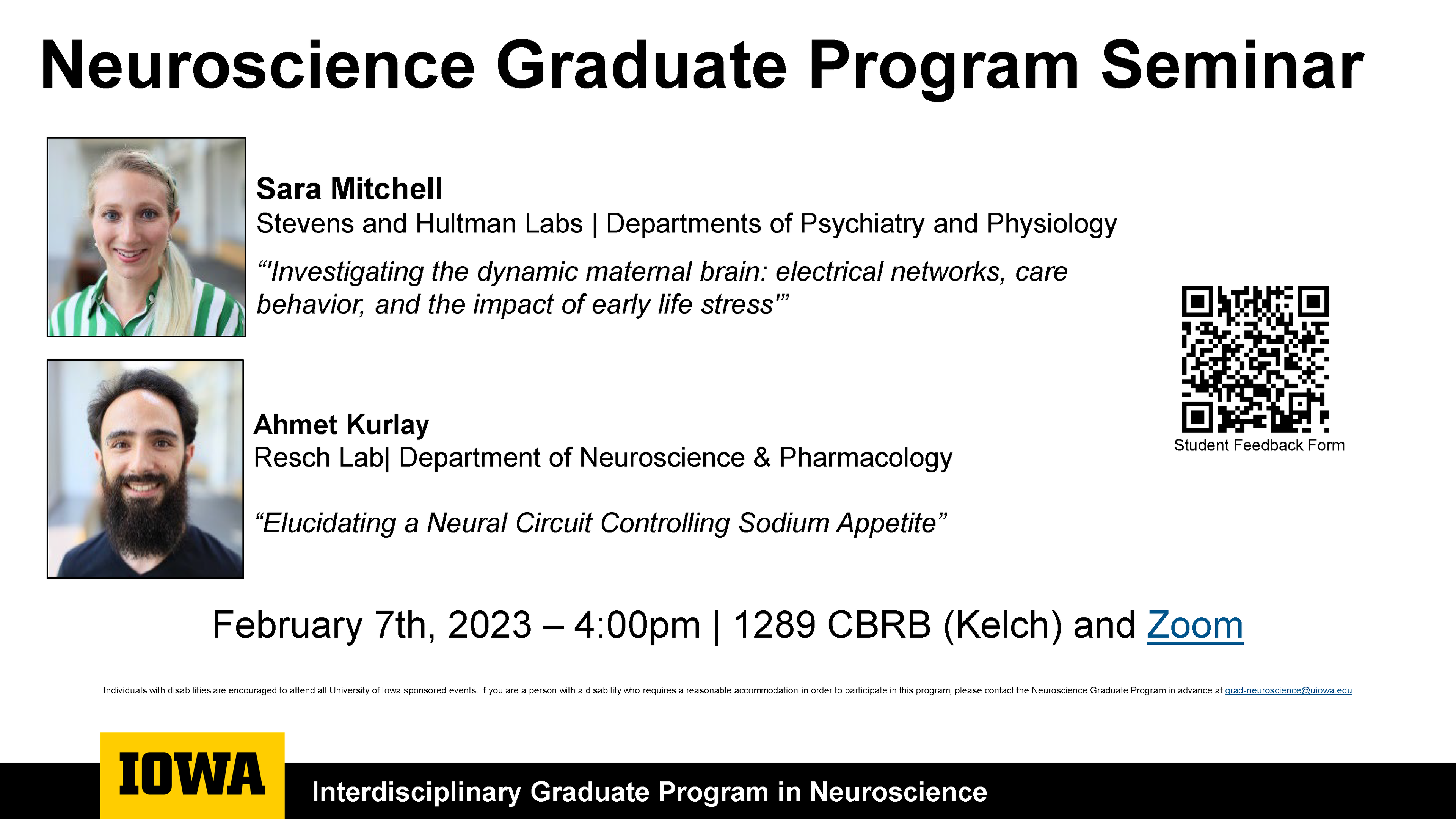 Kuralay Neuroscience Seminar - 2.7.23