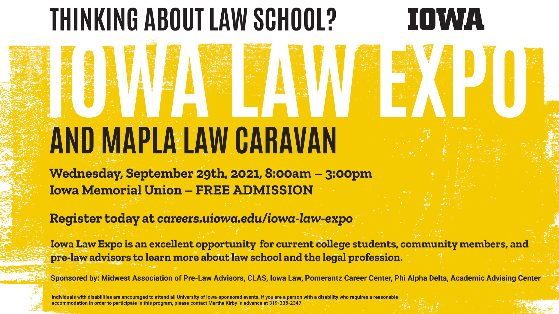 Iowa Law Expo and MAPLA Law Caravan September 29