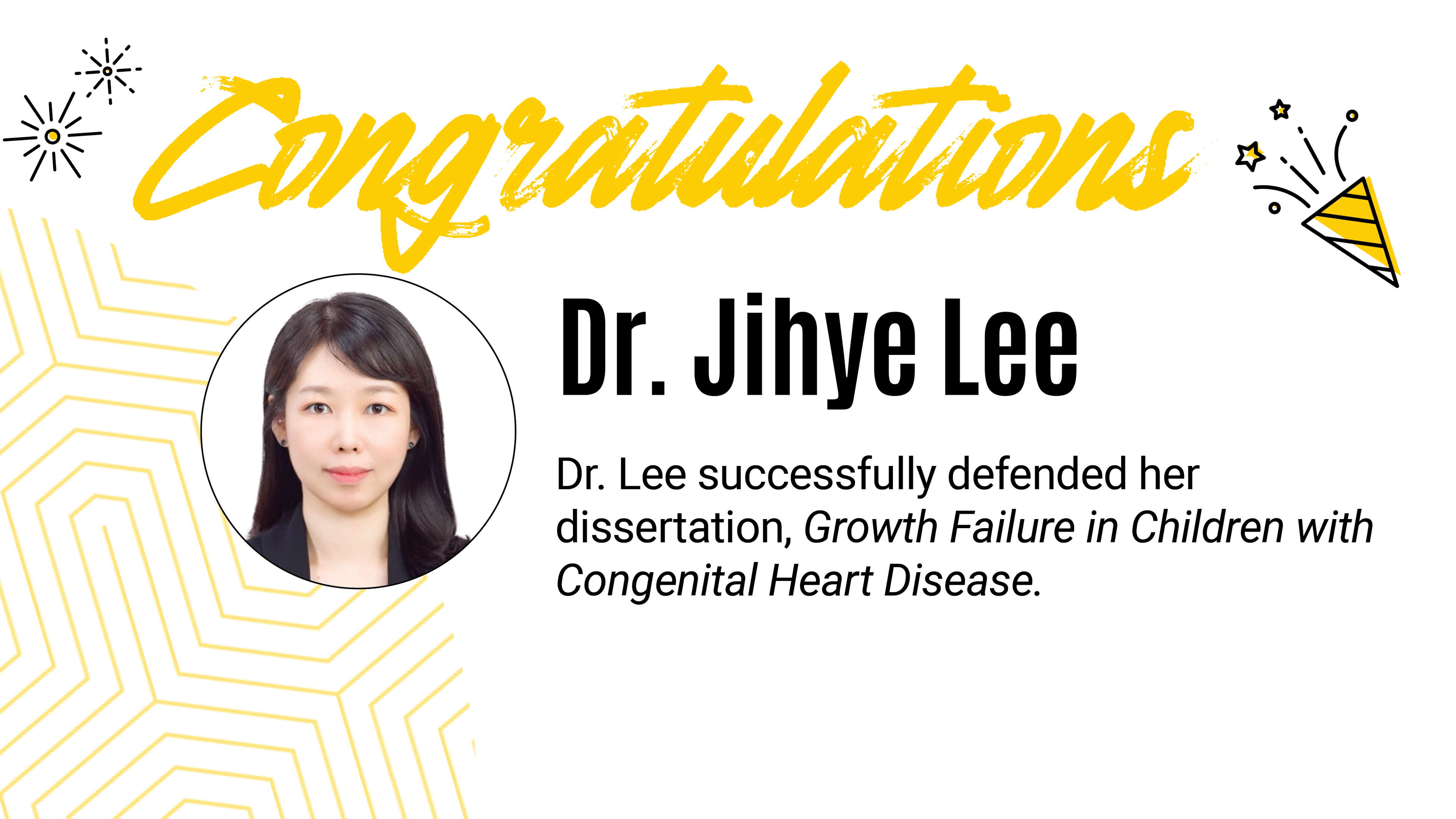 Congratulations Dr. Jihye Lee on successful dissertation defense.