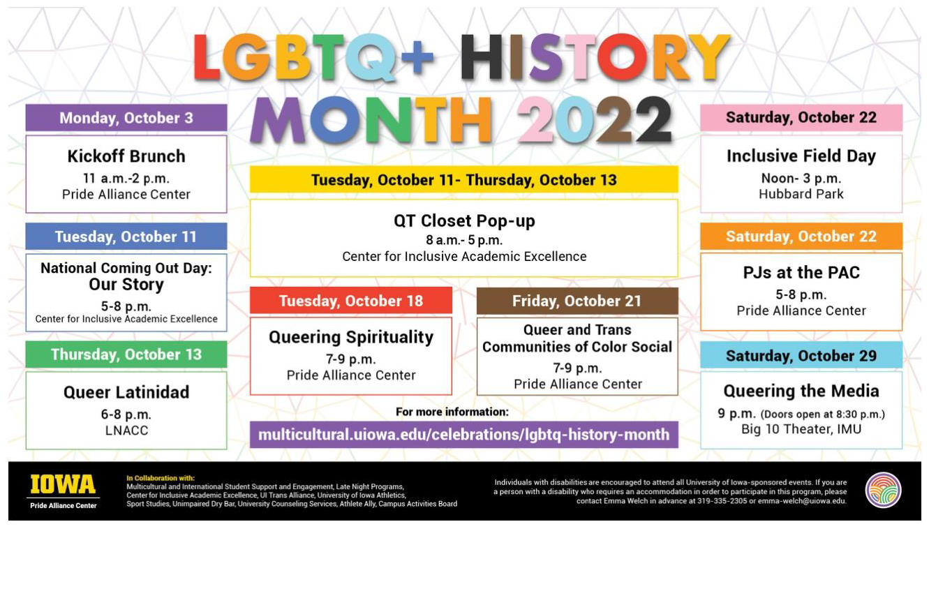 LGBTQ HISTORY MONTH
