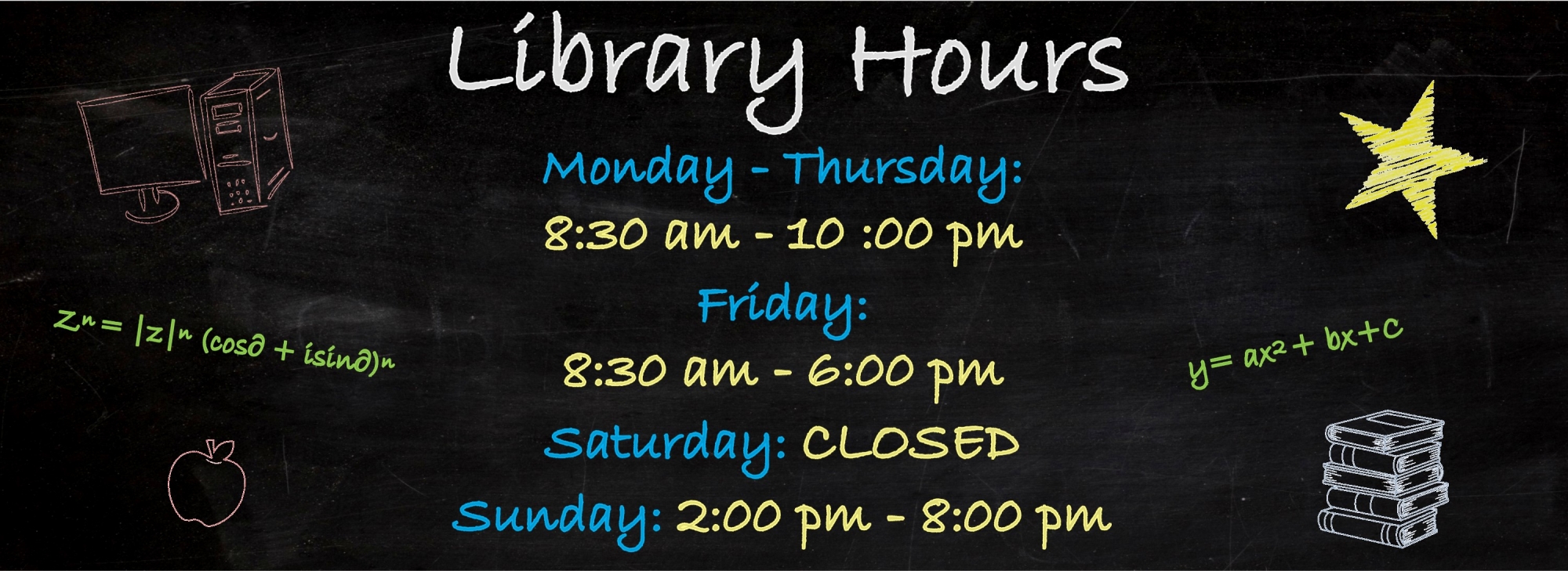 20190503 Library Hours