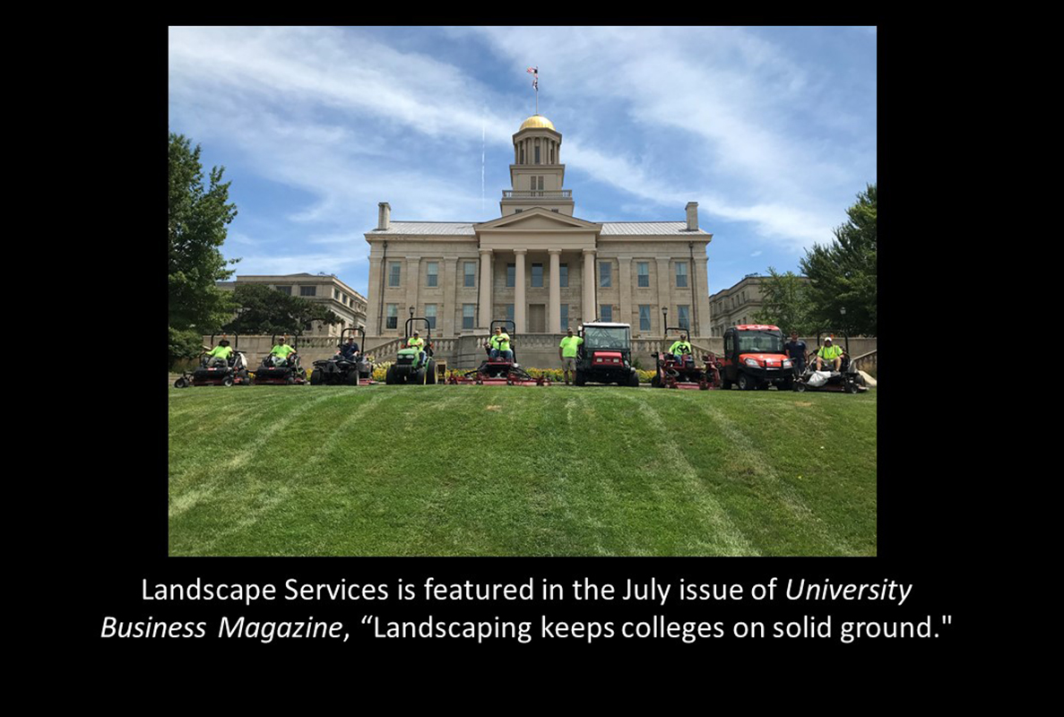 Landsacpe Services in University Business Magazine