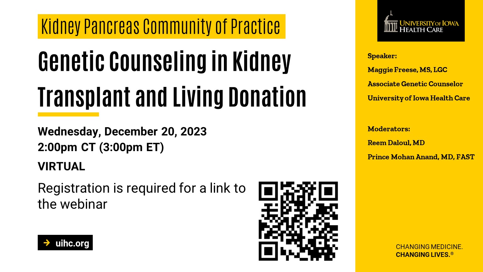 Genetic Counseling in Kidney Transplant and Living Donation