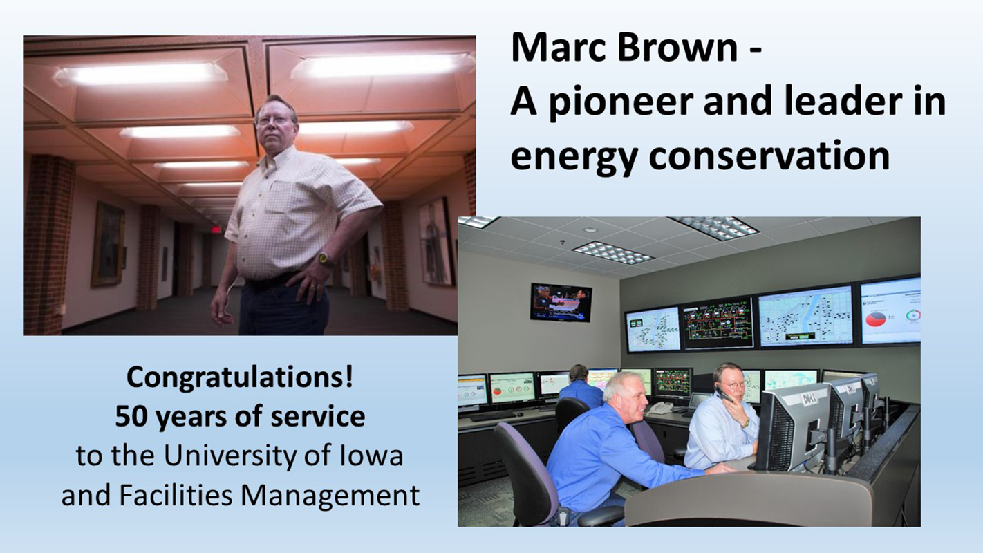 Marc Brown 50 years of Service