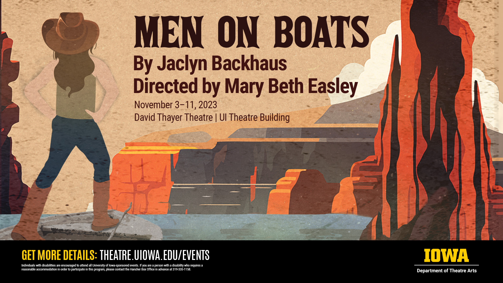 UI Theatre Department: Men on Boats