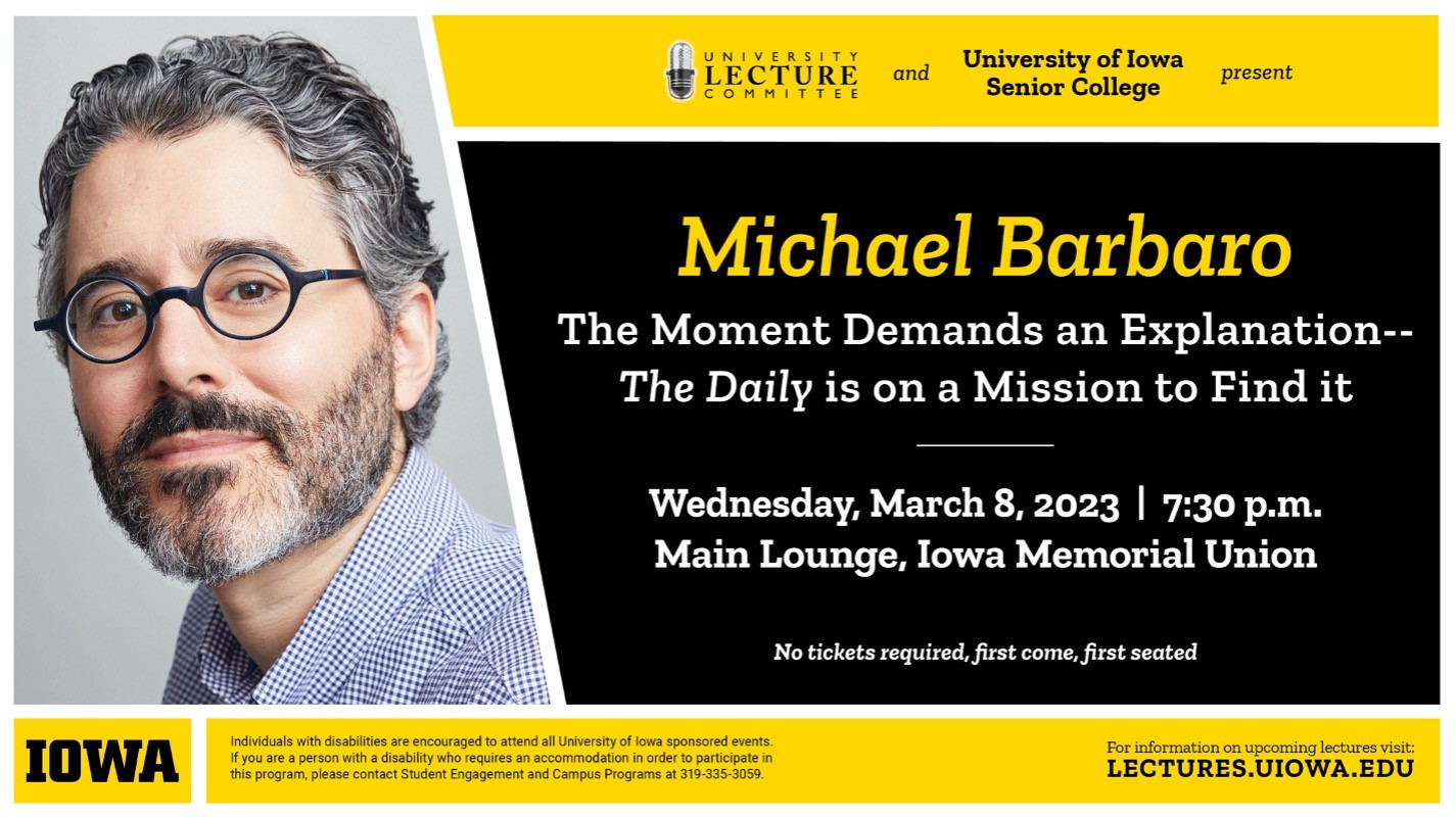 Michael Barbaro-Lecture Series