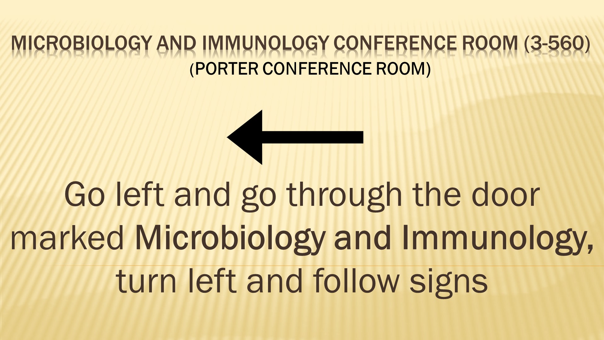 Microbiology Conference Room 3-560