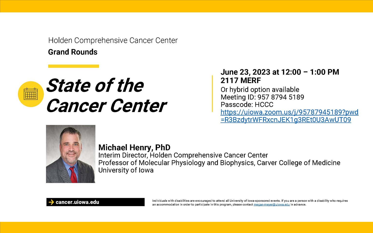 2023May - HCCC State of Cancer Center