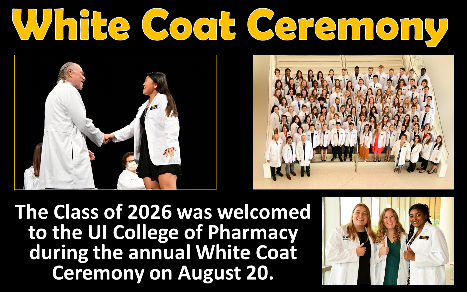 2022August - White Coat Ceremony