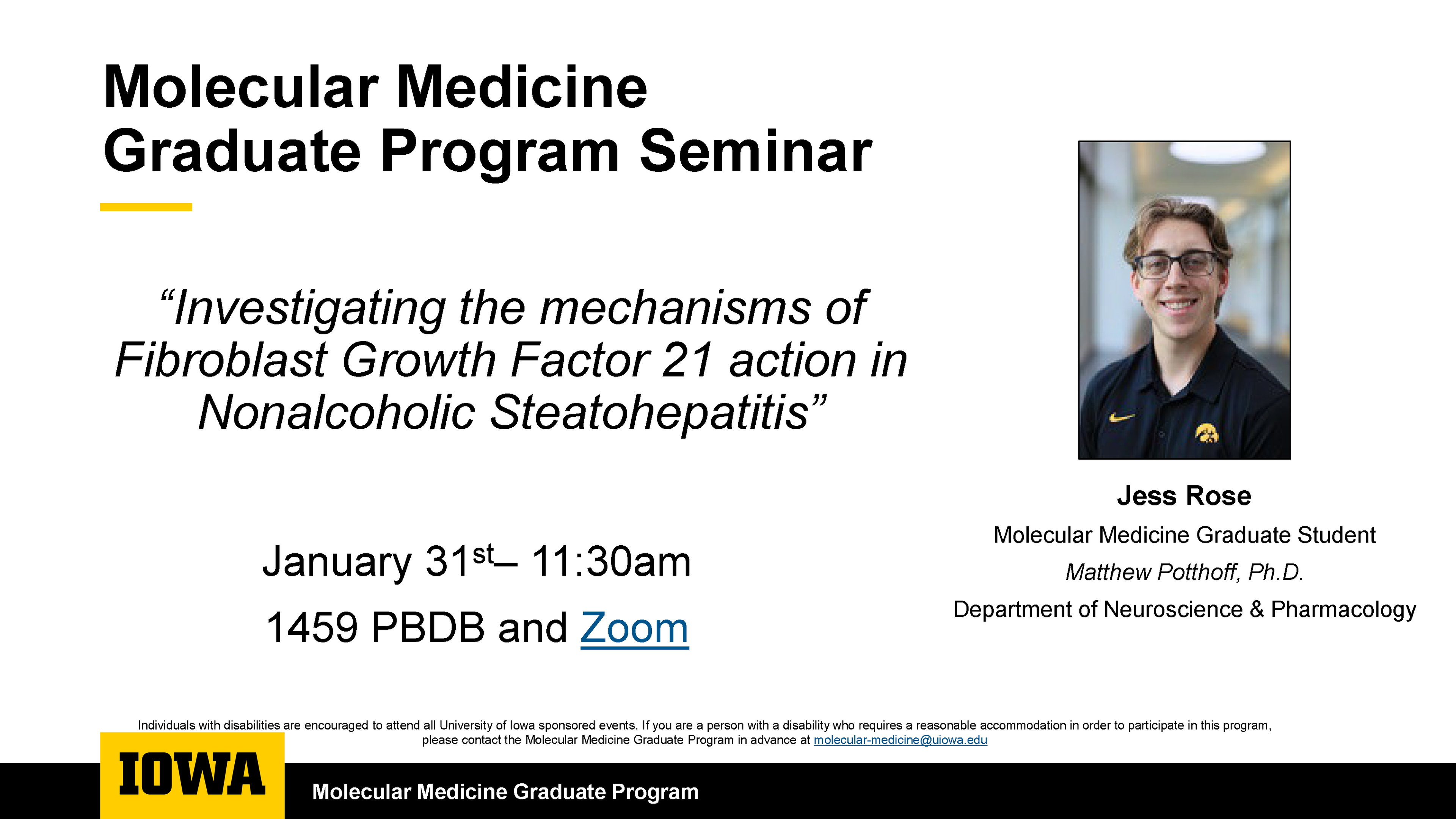 Rose - Molecular Medicine Seminar 1.31.23