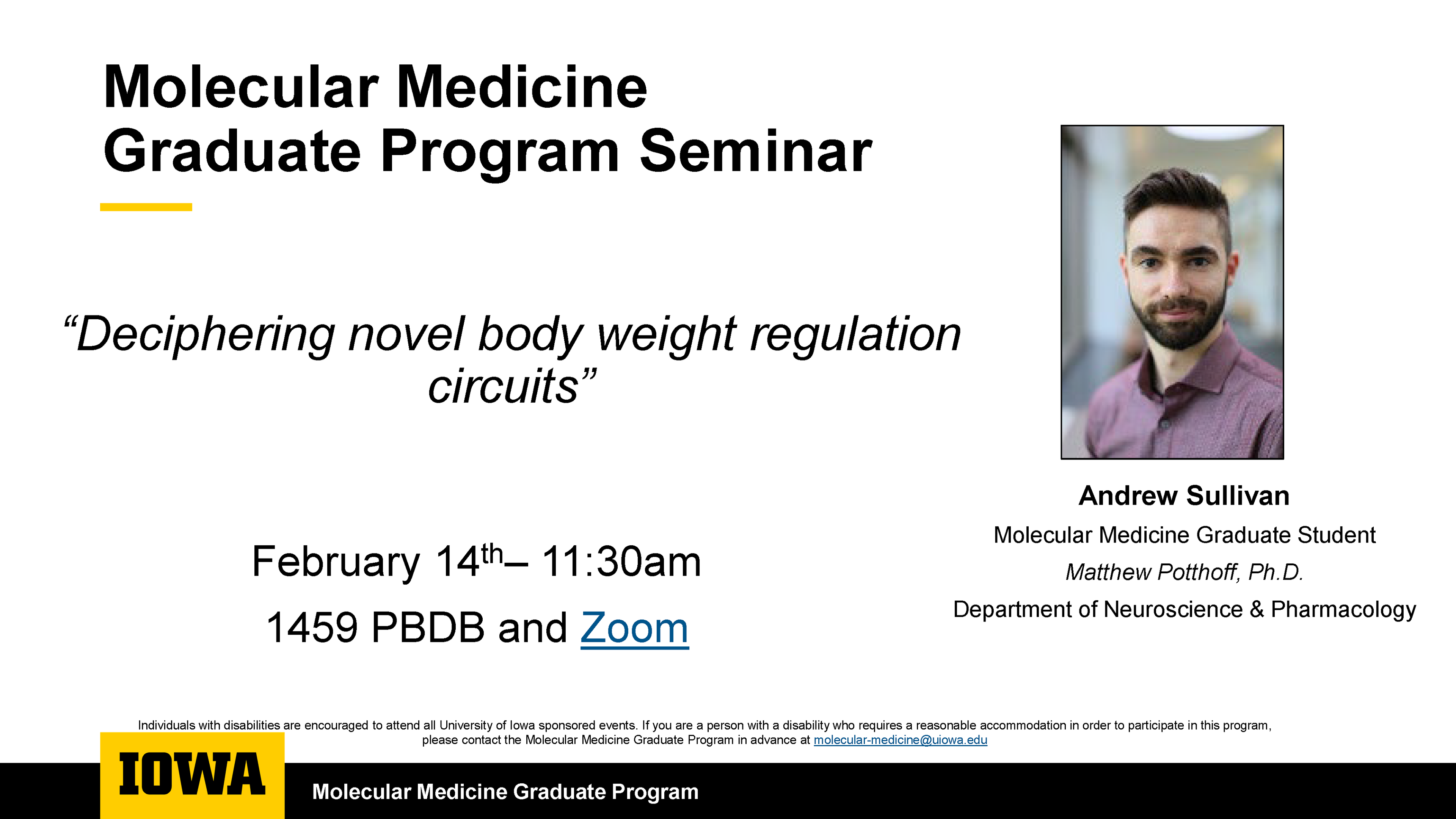 Sullivan - Molecular Medicine Seminar - 2.14.23