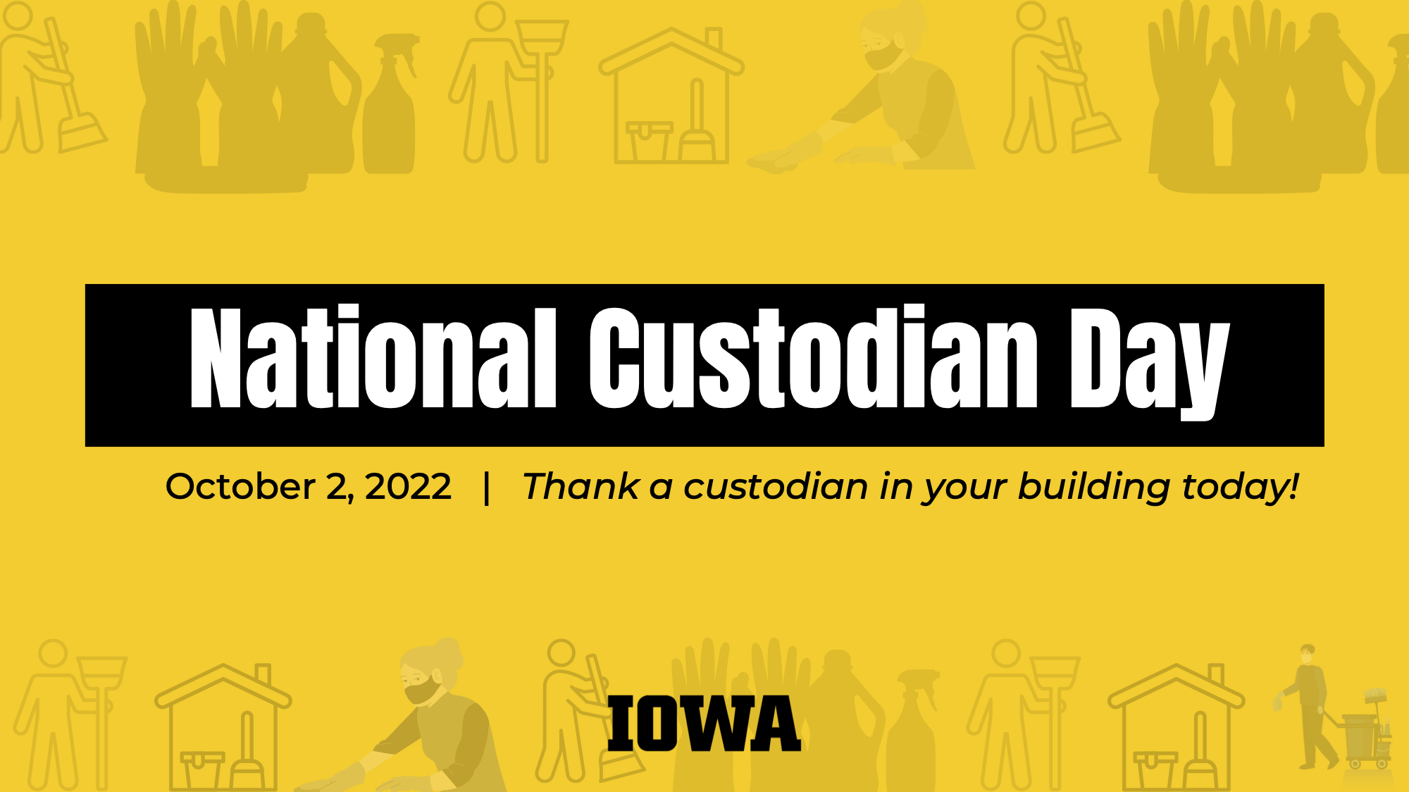 National Custodian Day 2 Signage