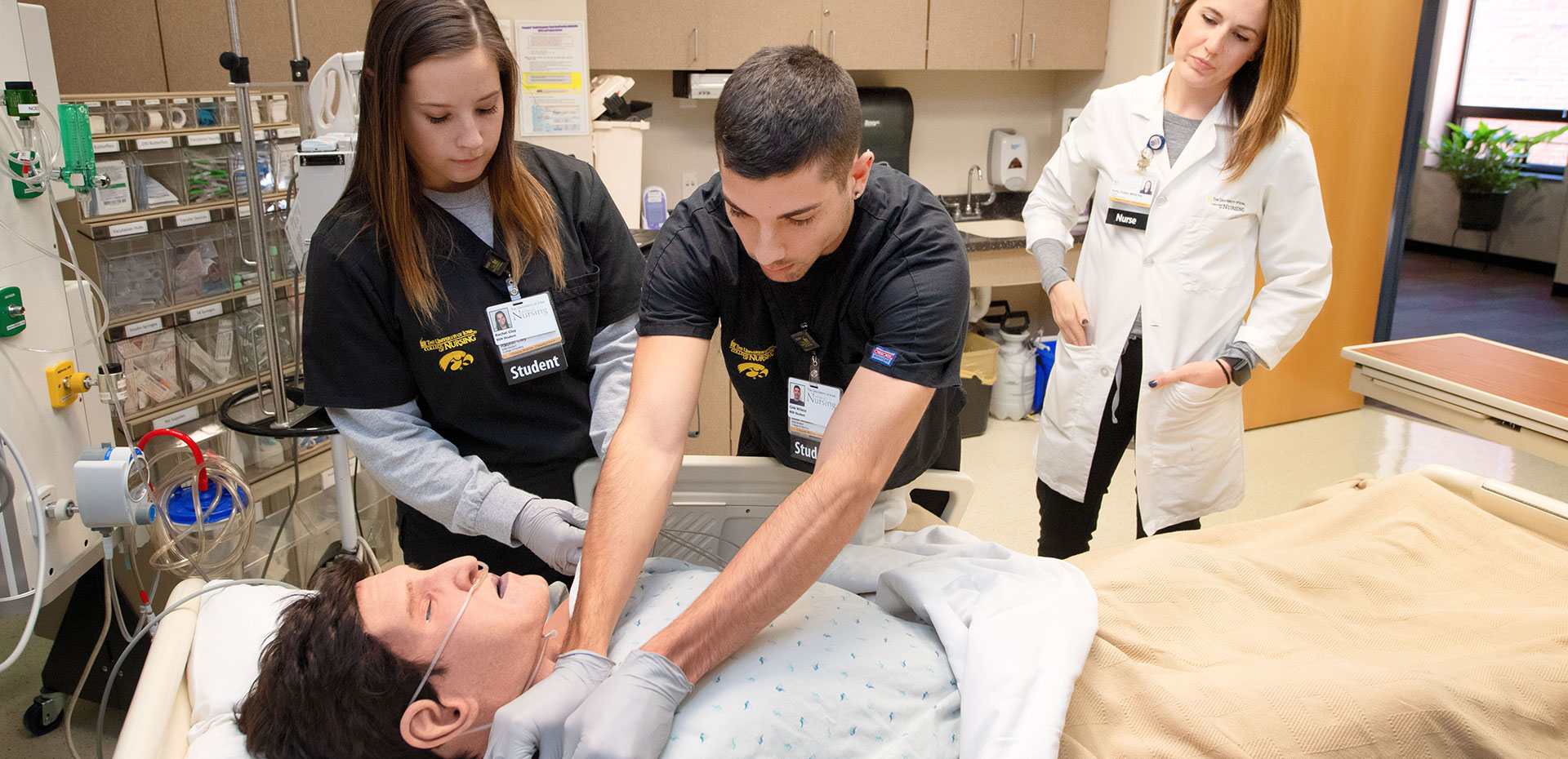 Nursing student practice at NCEC