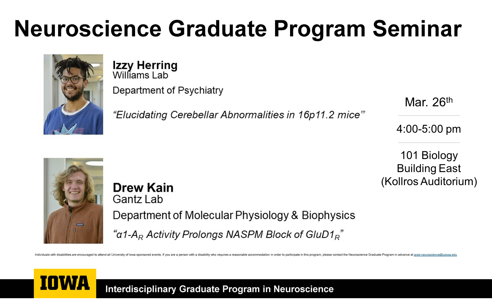 Herring & Kain - Neuroscience Seminar 3.26.24 (TG Trainees)