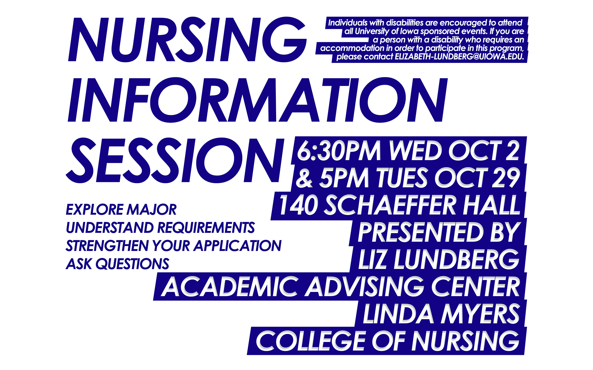 nursing info session