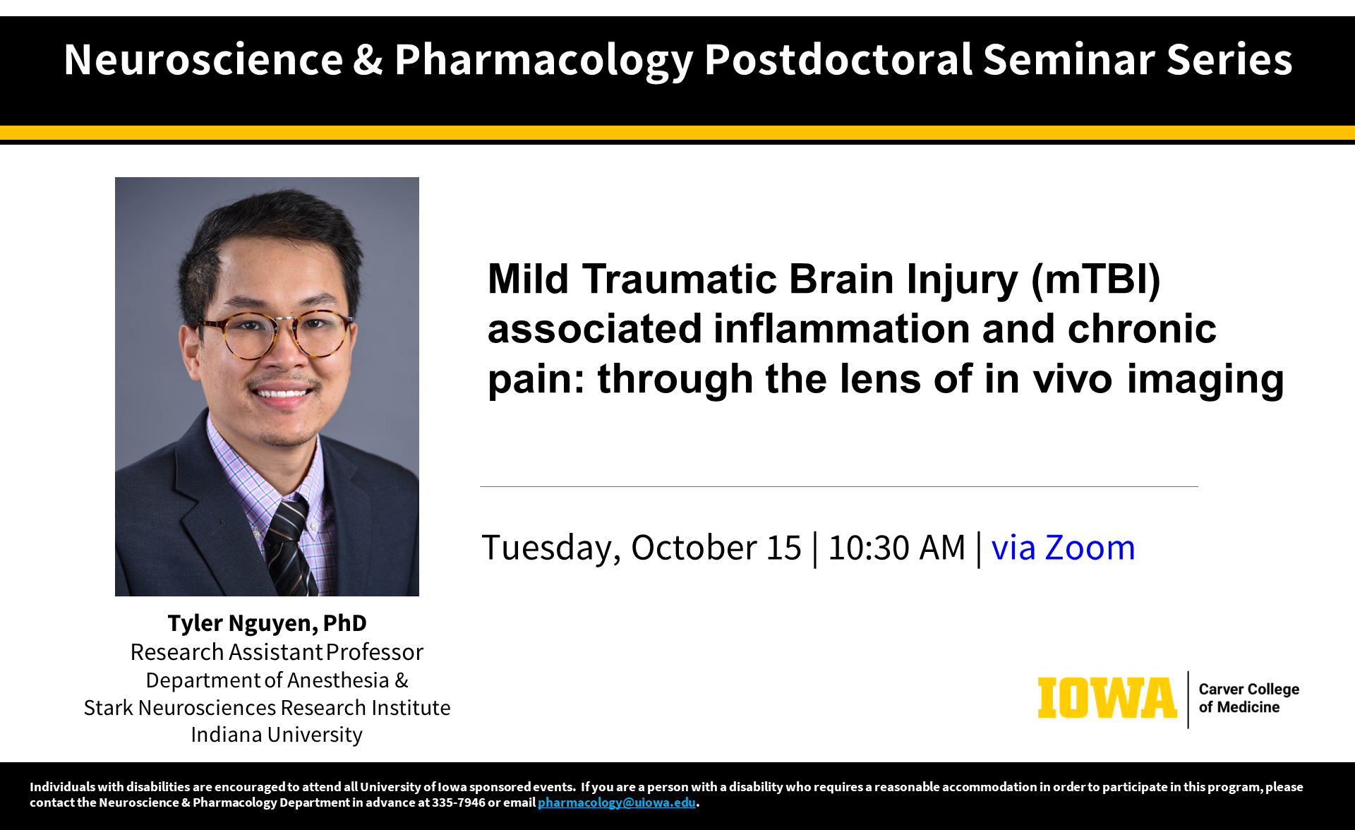 Tyler Nguyen - Postdoc seminar, 10.15.24