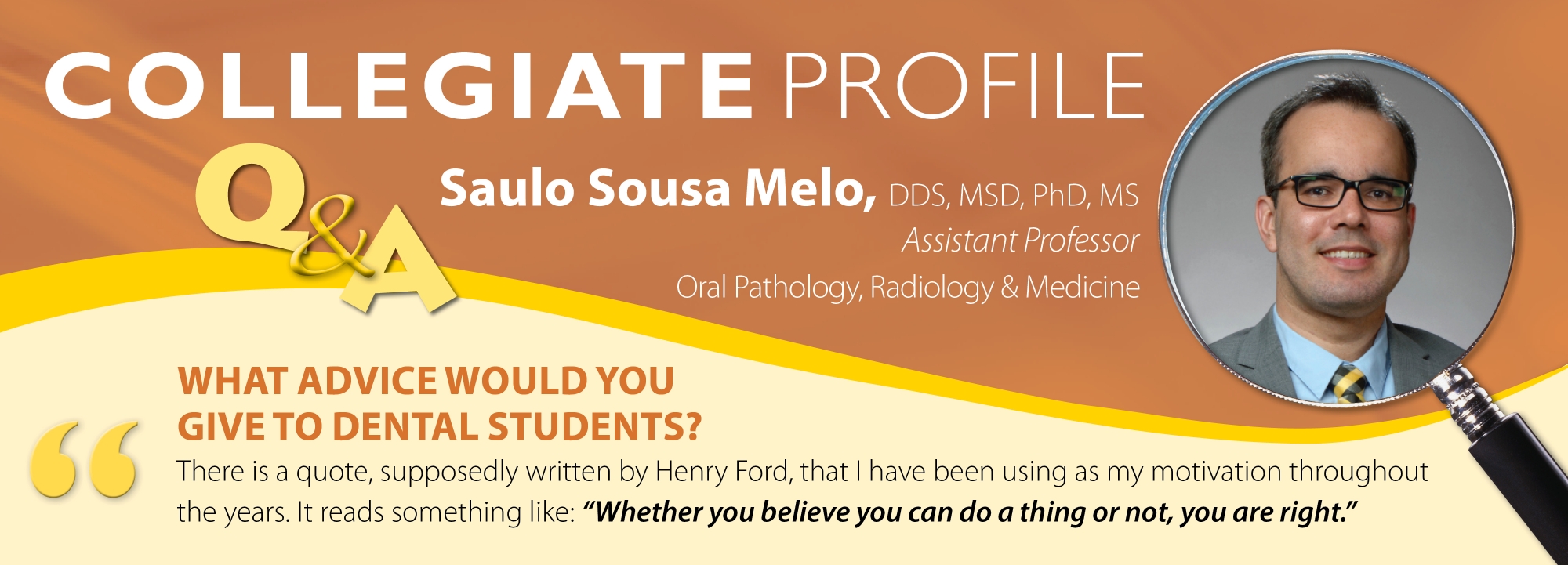 November collegiate profile Sousa Melo