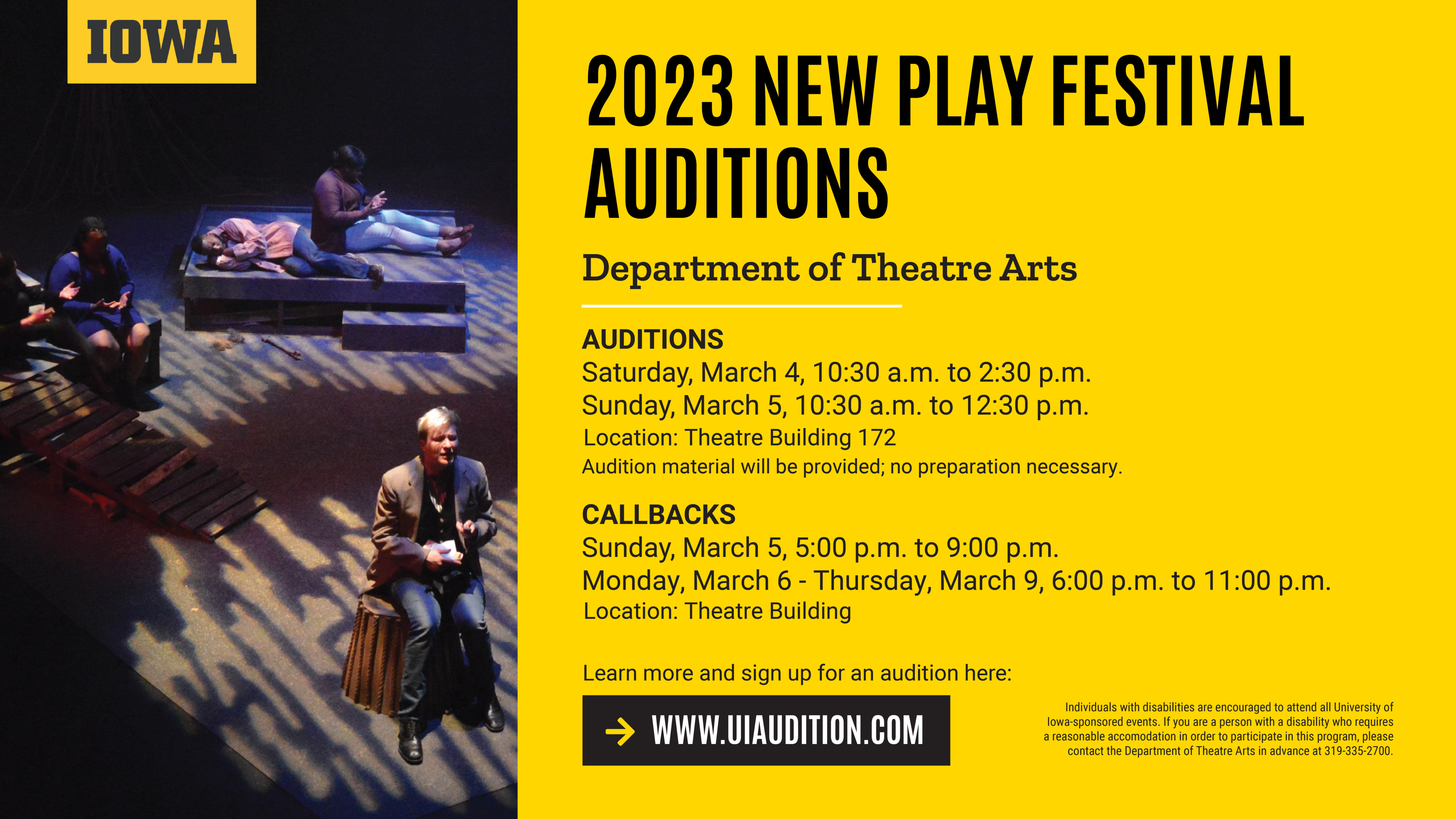 New Play Festival Auditions