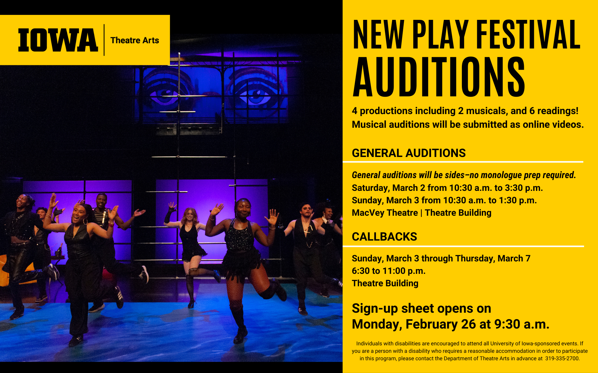 New Play Festival Auditions 2024