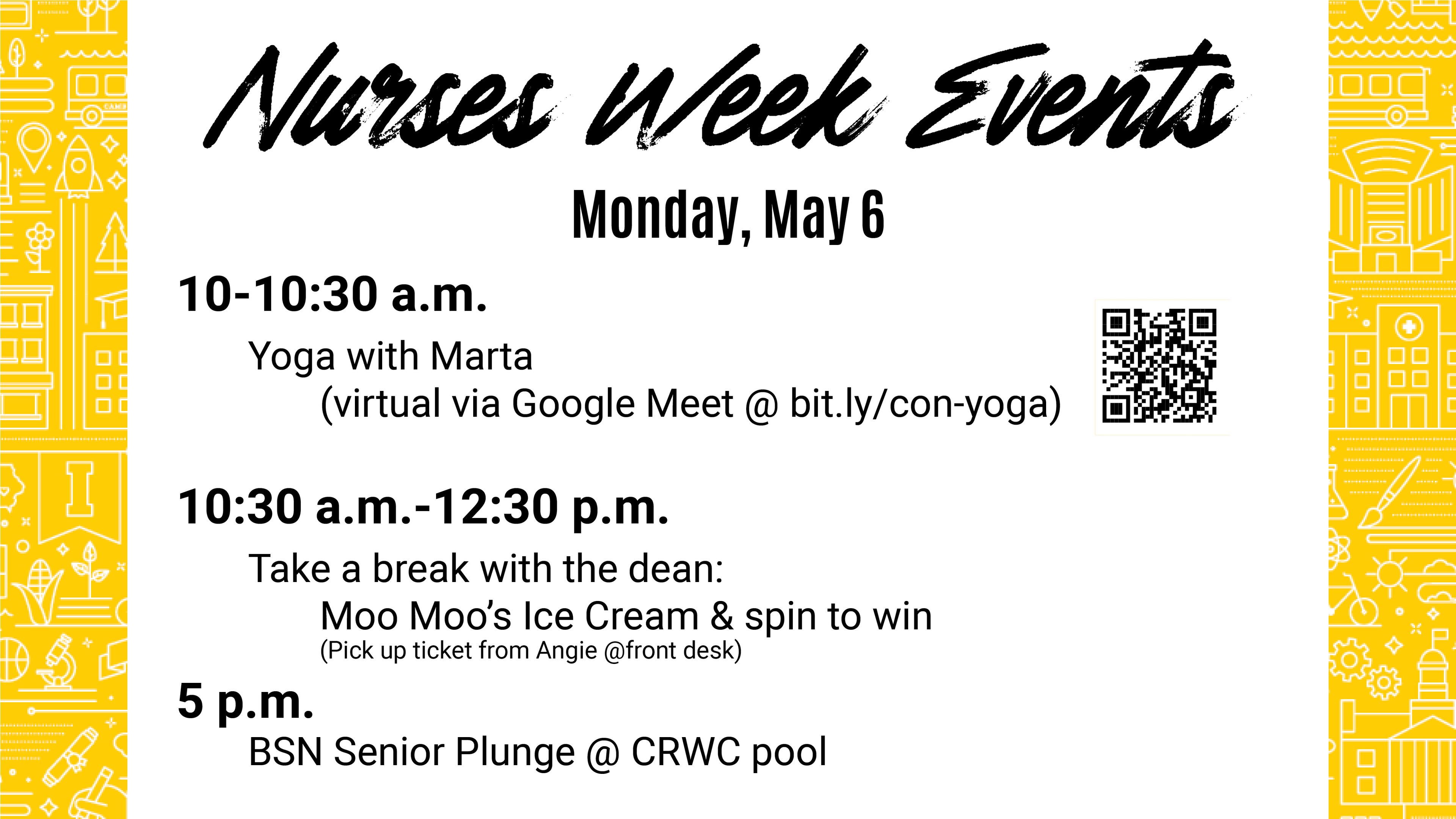 nurses week events - monday may 6