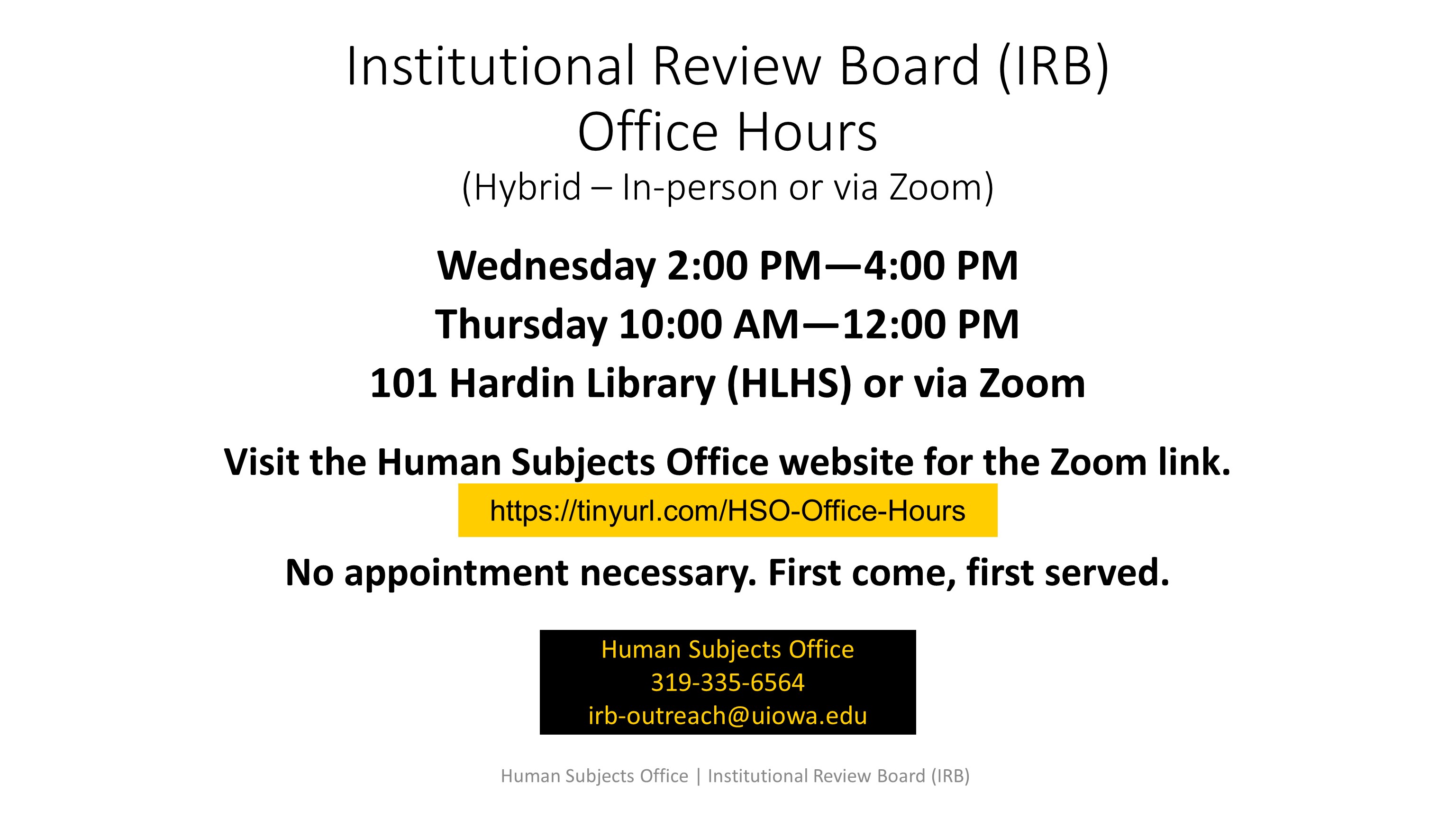 IRB Oct Hours