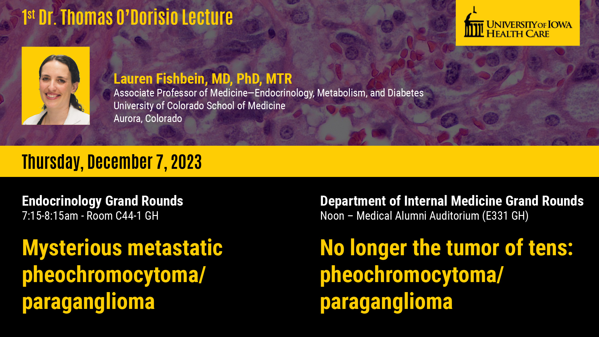 Thomas D'Orosia Lecture_Fishbein