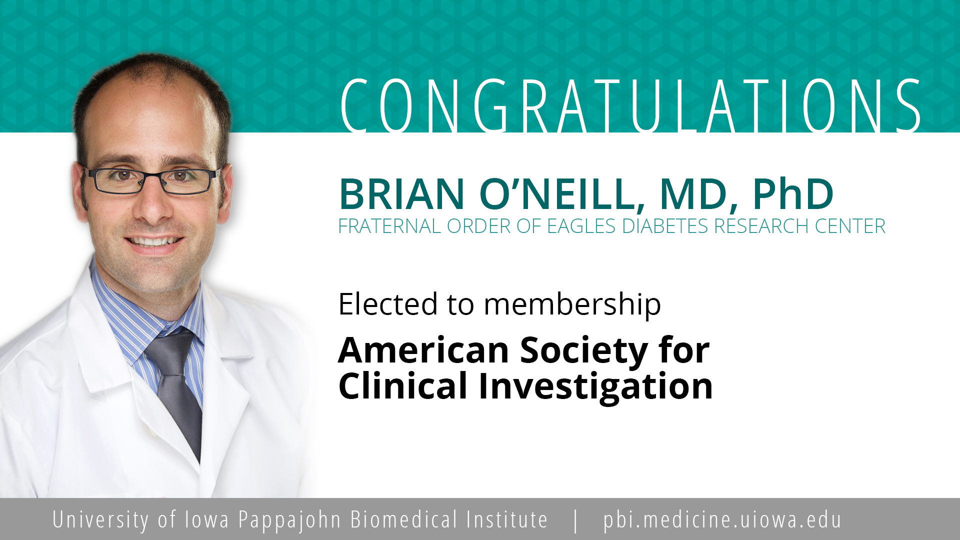 Brian O'Neill American Society for Clinical Investigation