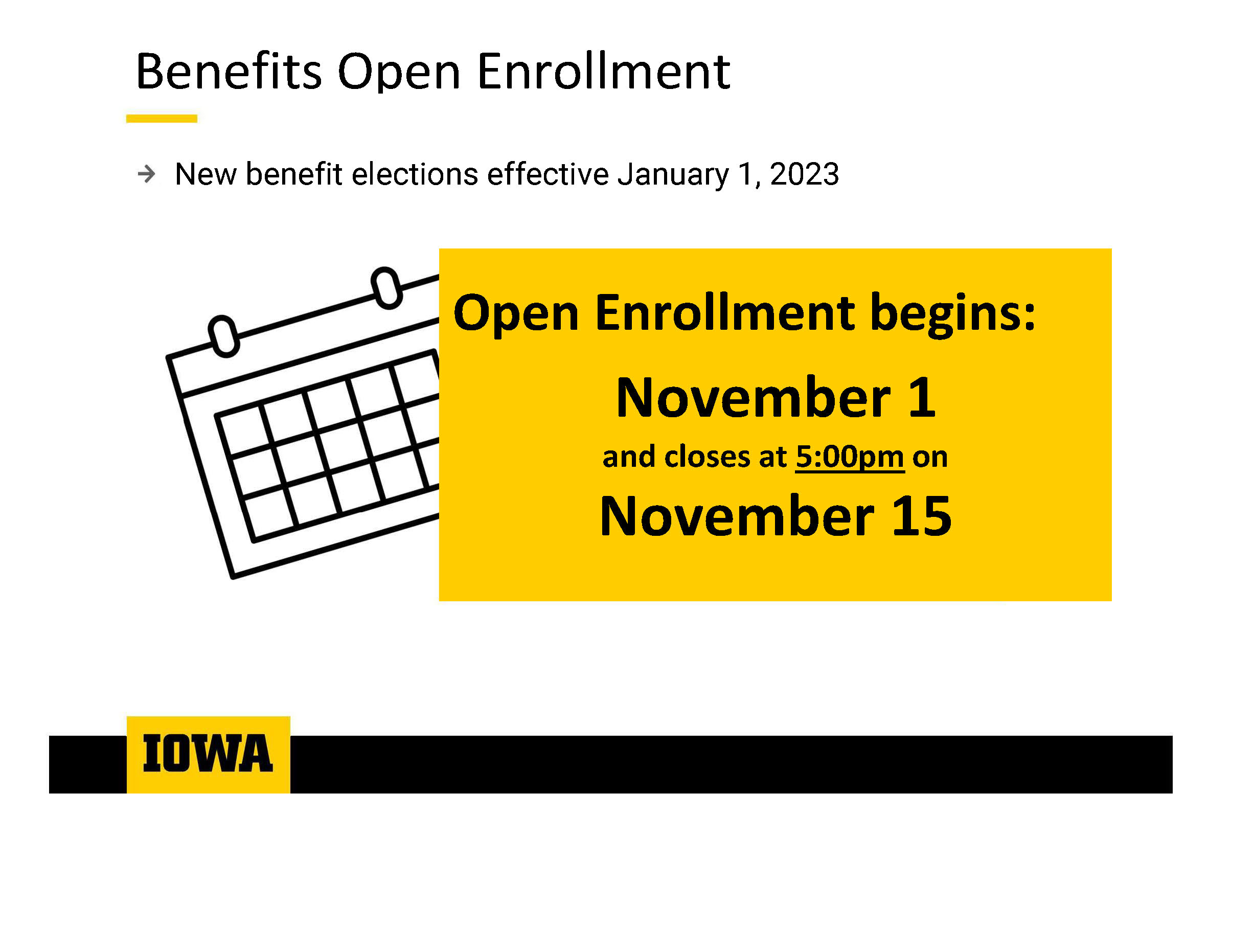 open enrollment 2023