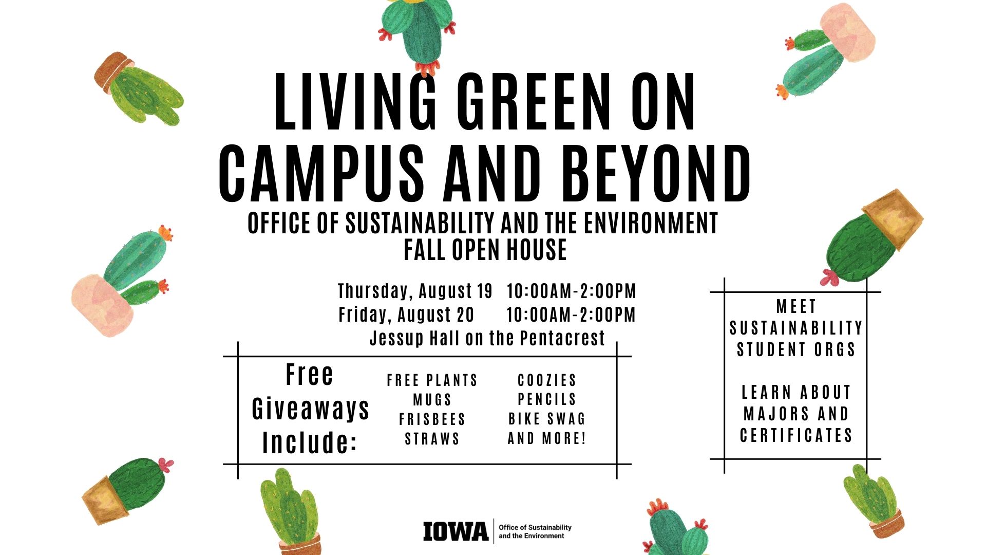 Living Green on Campus and Beyond