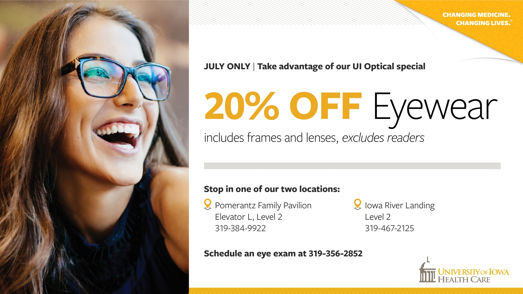 UI Optical July sale