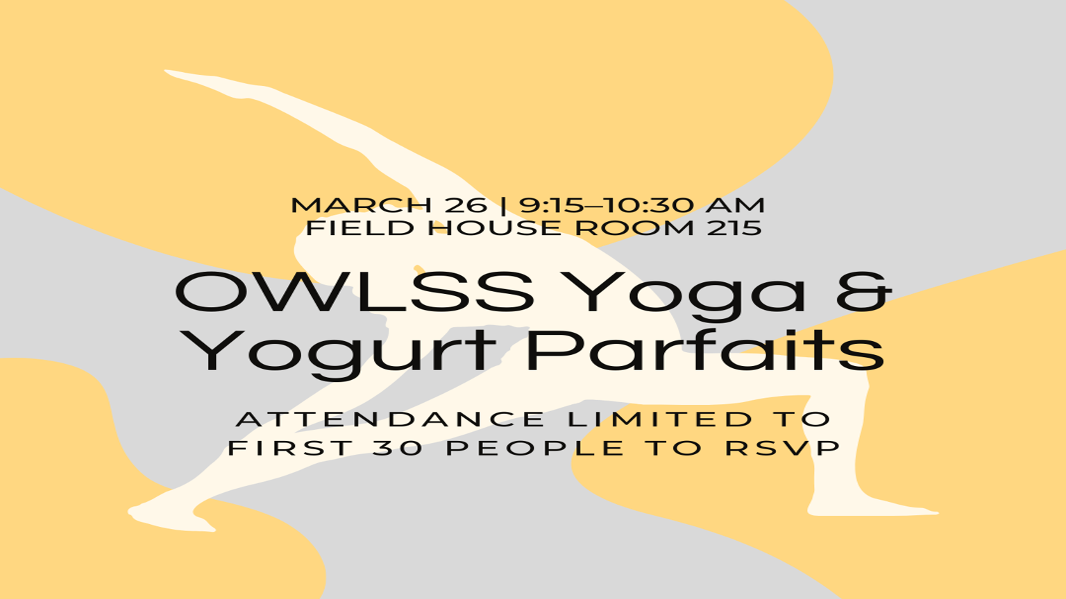 OWLSS Yoga and Yogurt Parfaits