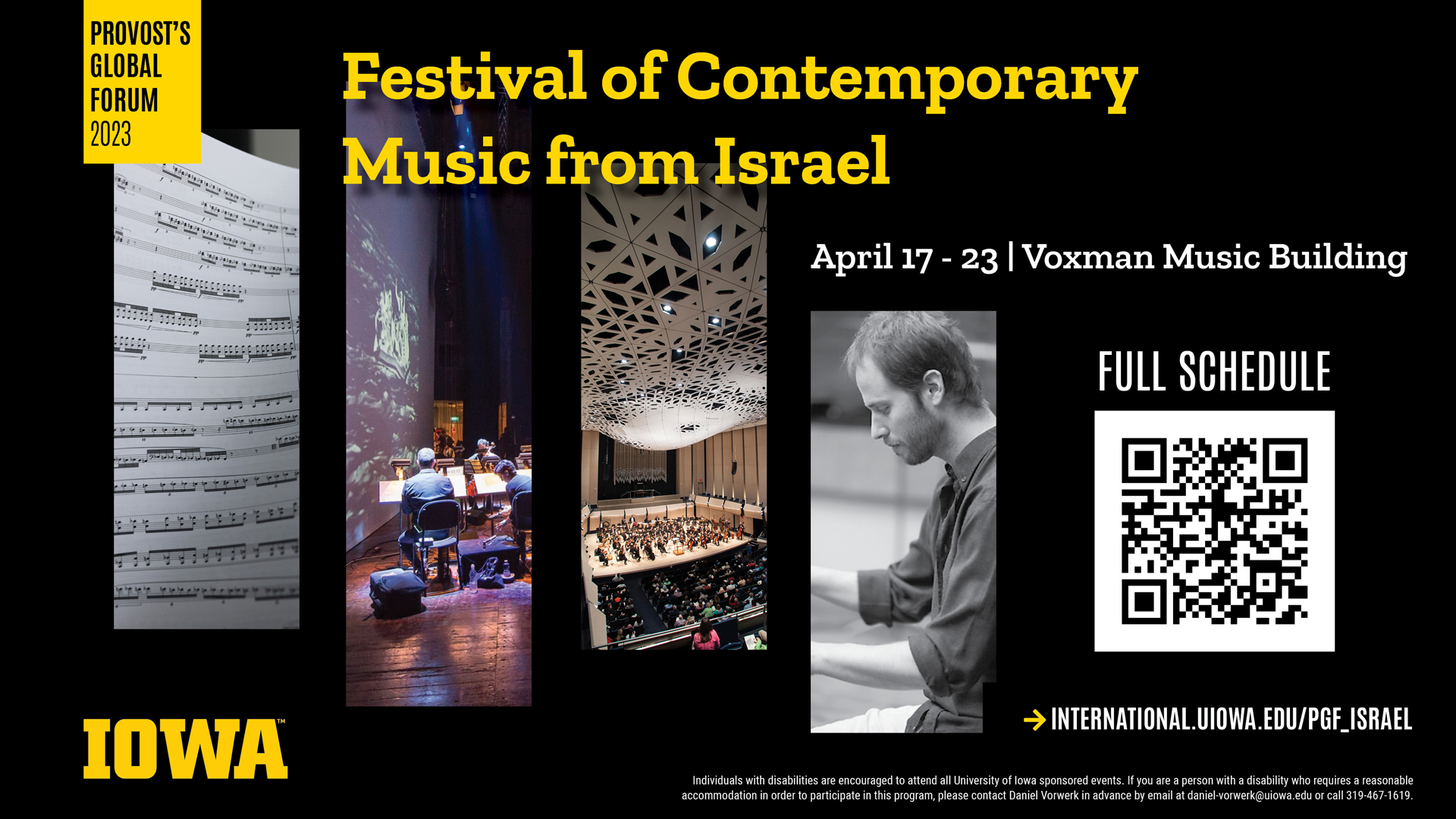 Festival of Contemporary Music from Israel April 17-23