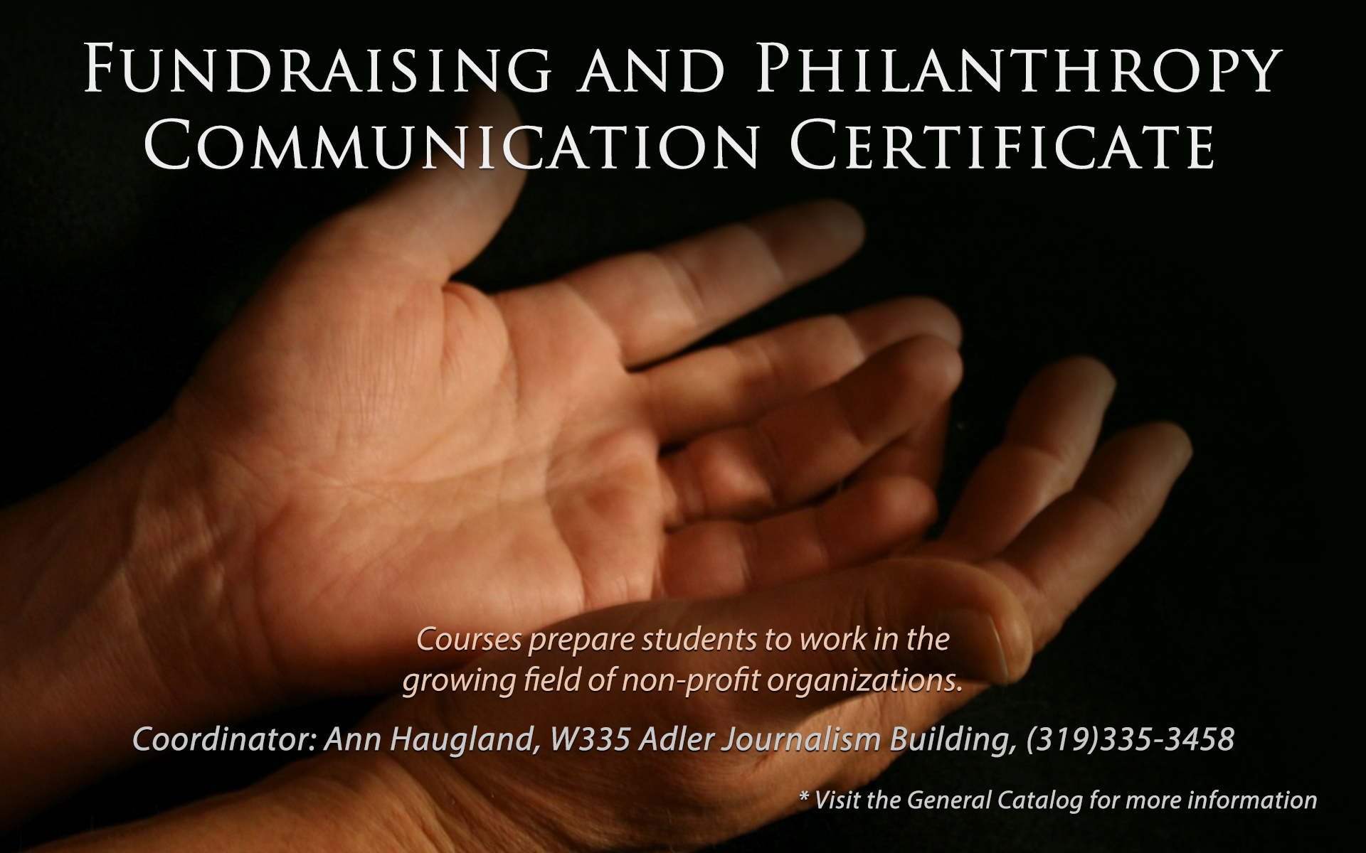 Fundraising and Philanthropy Communication Certificate