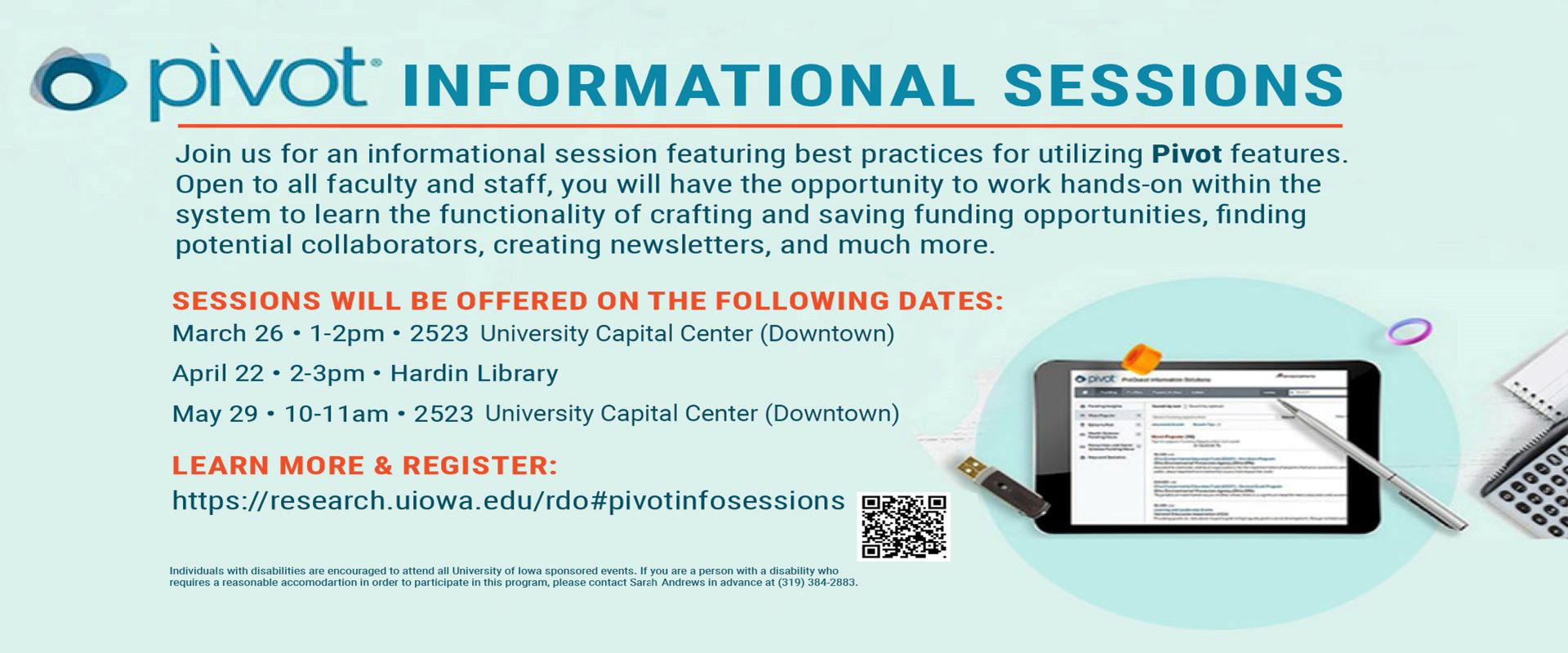 Pivot Informational Sessions