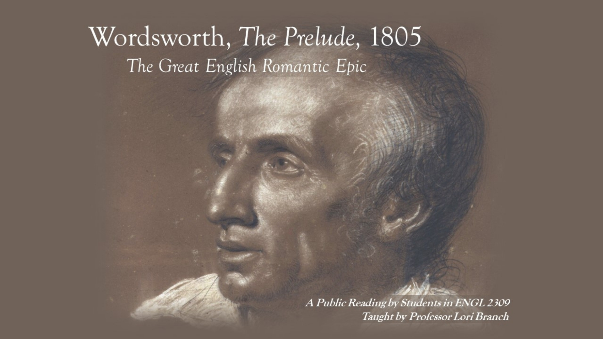 Wordsworth The Prelude Public Reading