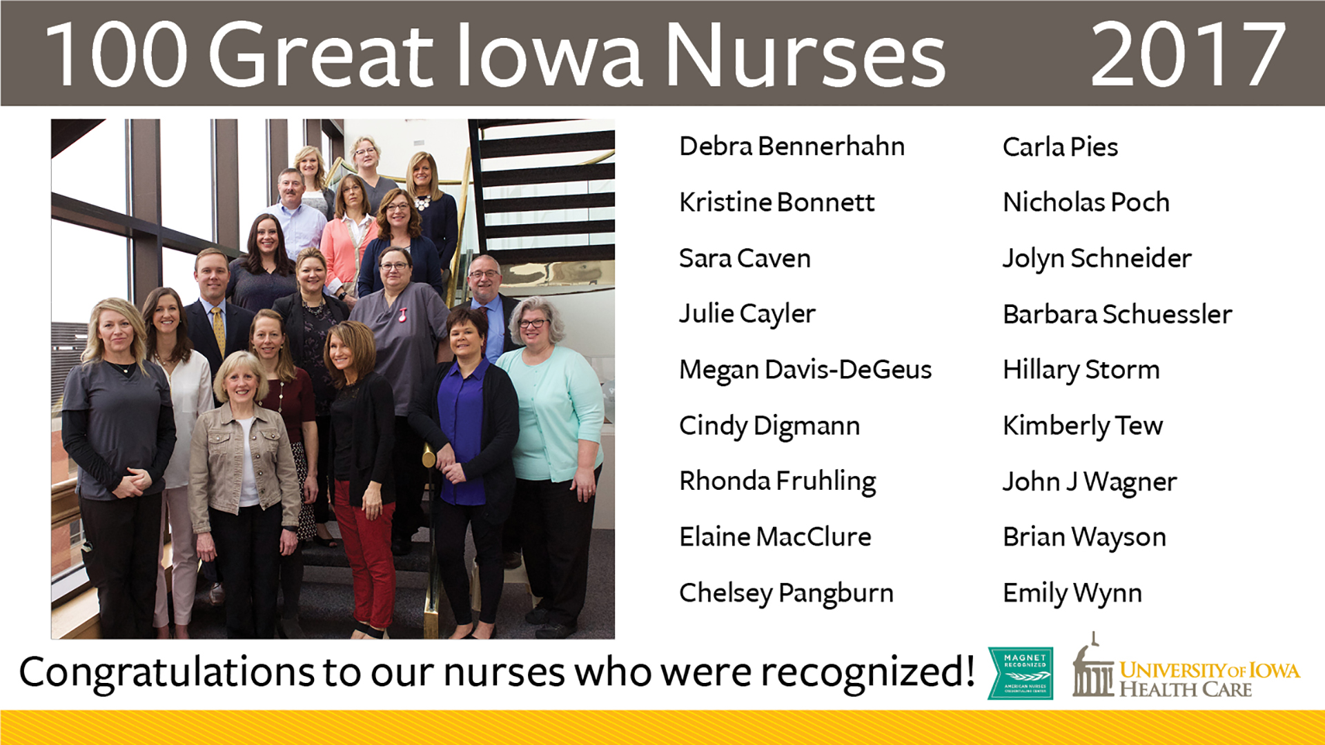 100 Great Nurses Group