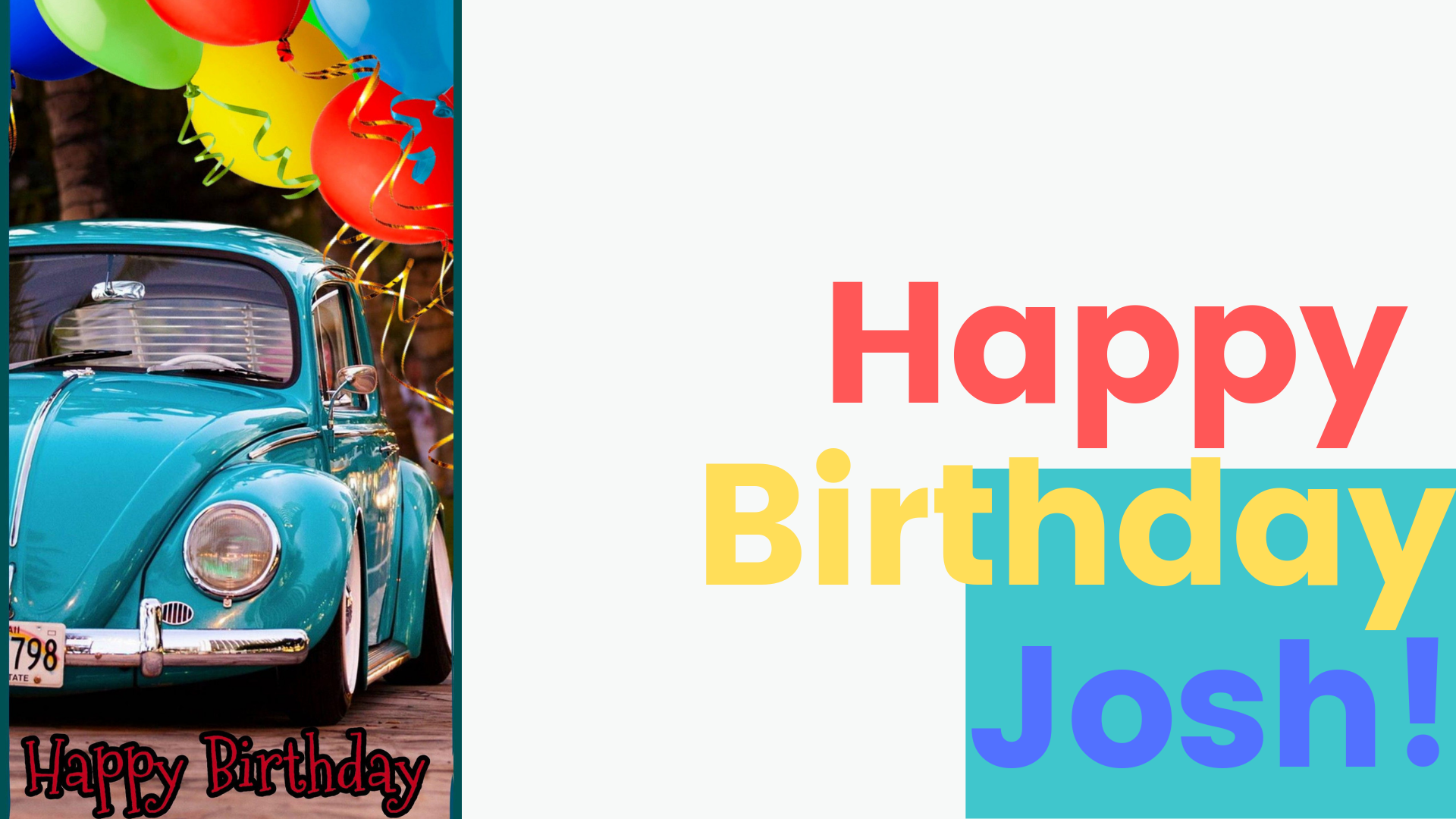 Happy Birthday Josh