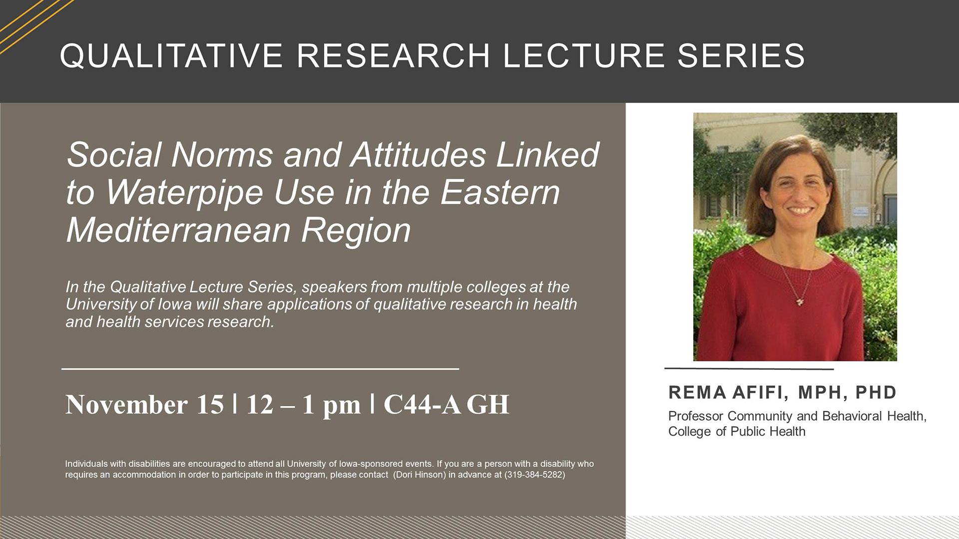 Rema Lecture Series