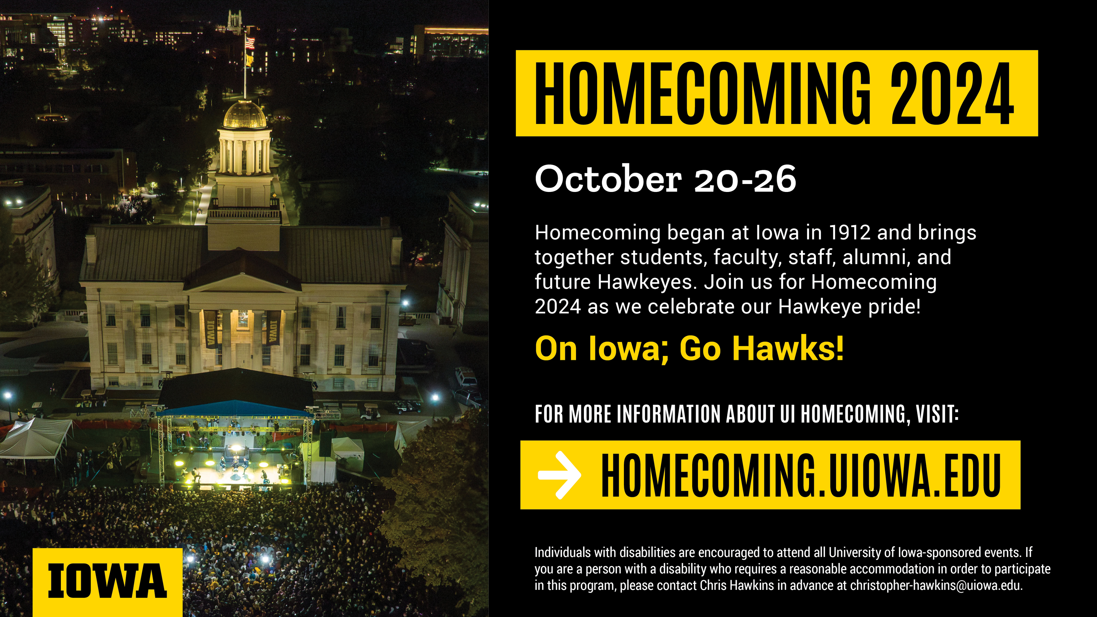 Homecoming, Alumni, Events