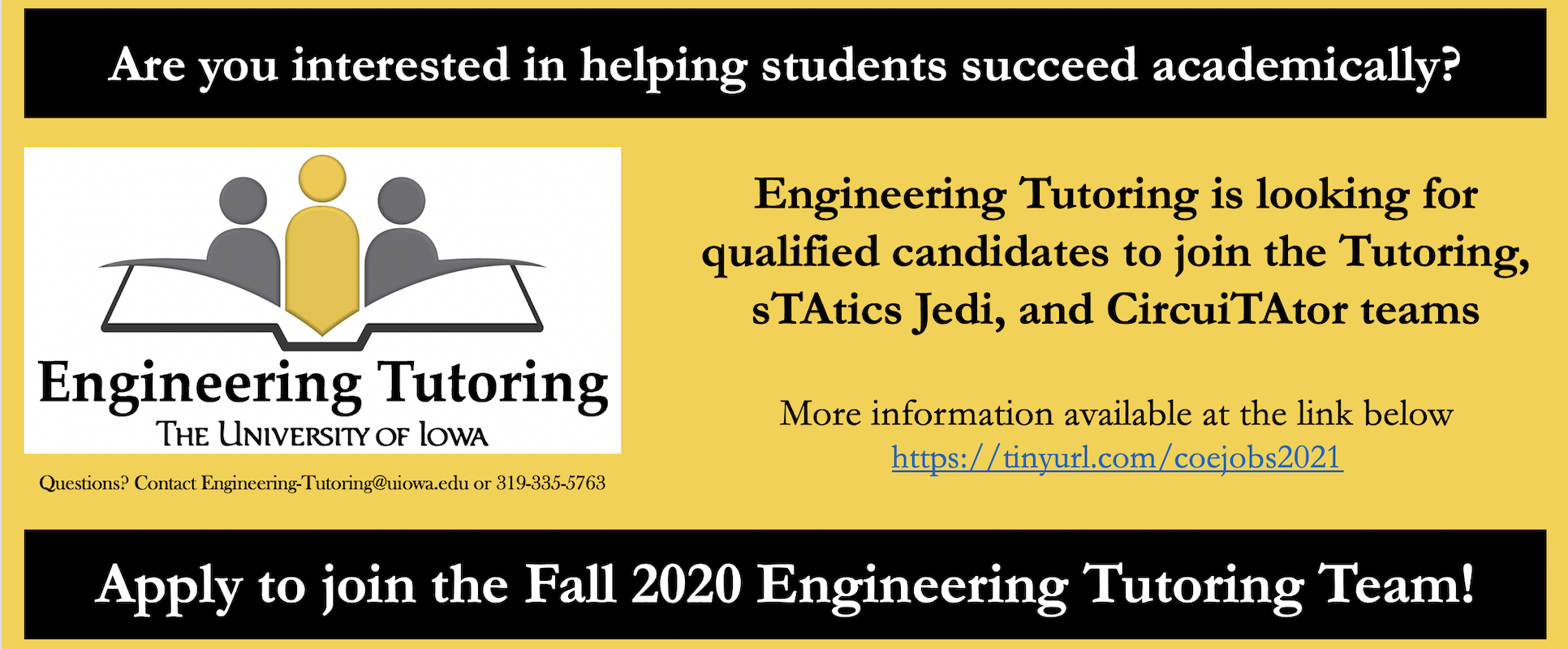 Engineering Tutoring Recruitment