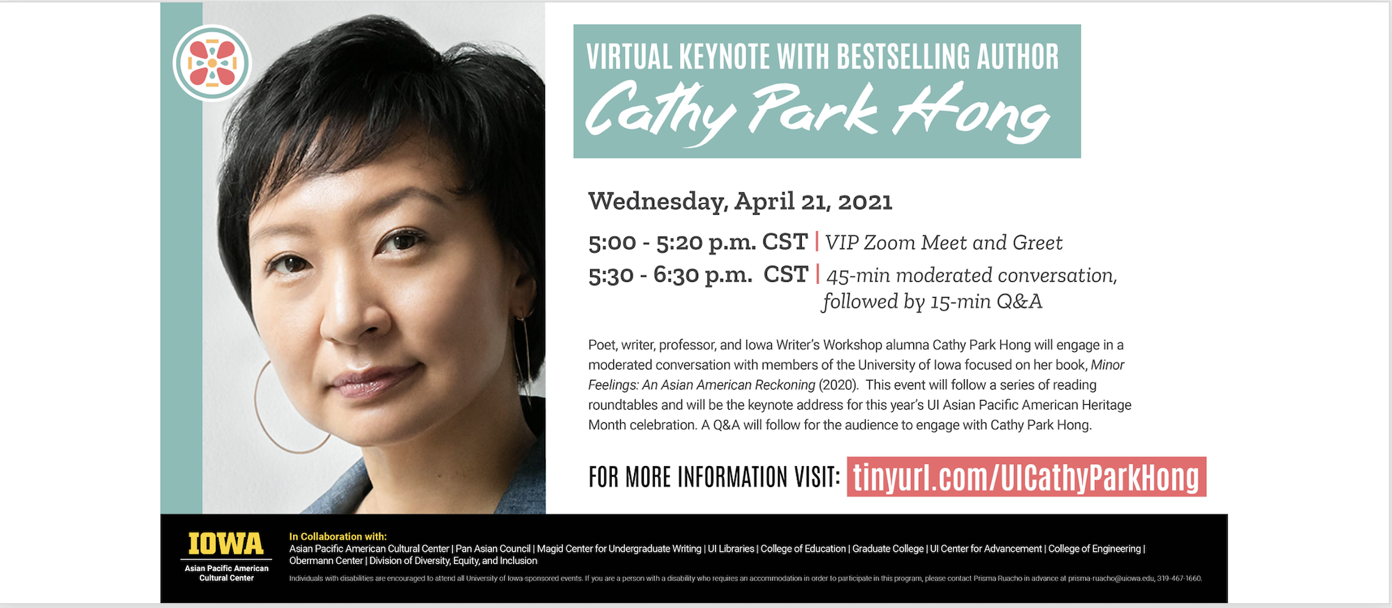 Cathy Park Hong Virtual Keynote