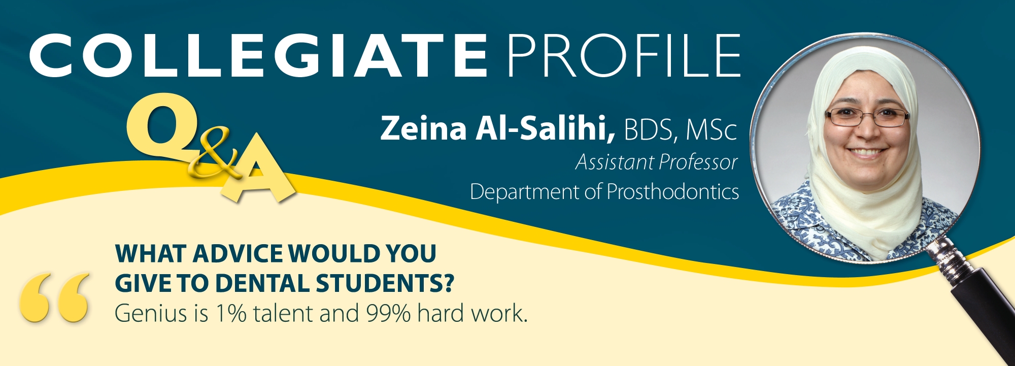 Dr. Zenia Alsalihi collegiate profile