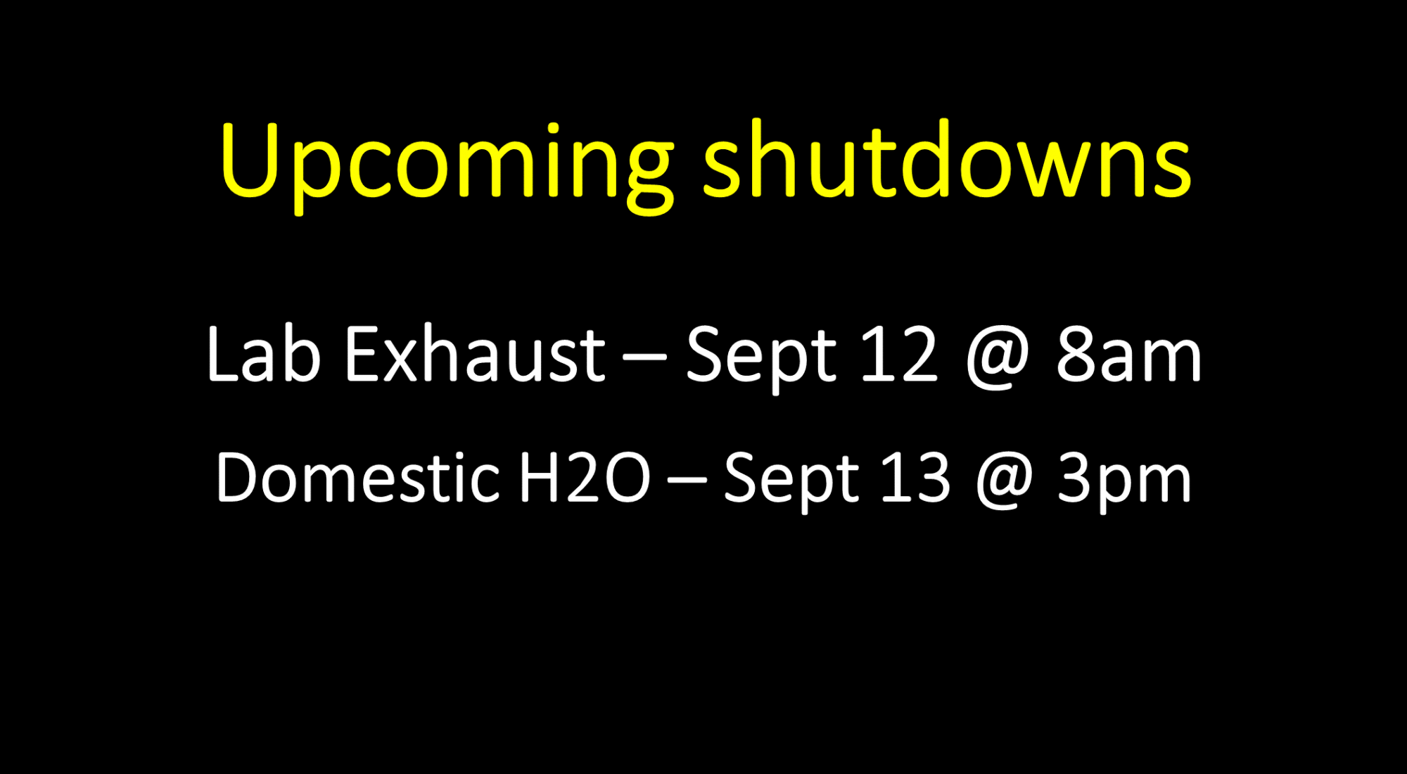IATL shutdowns