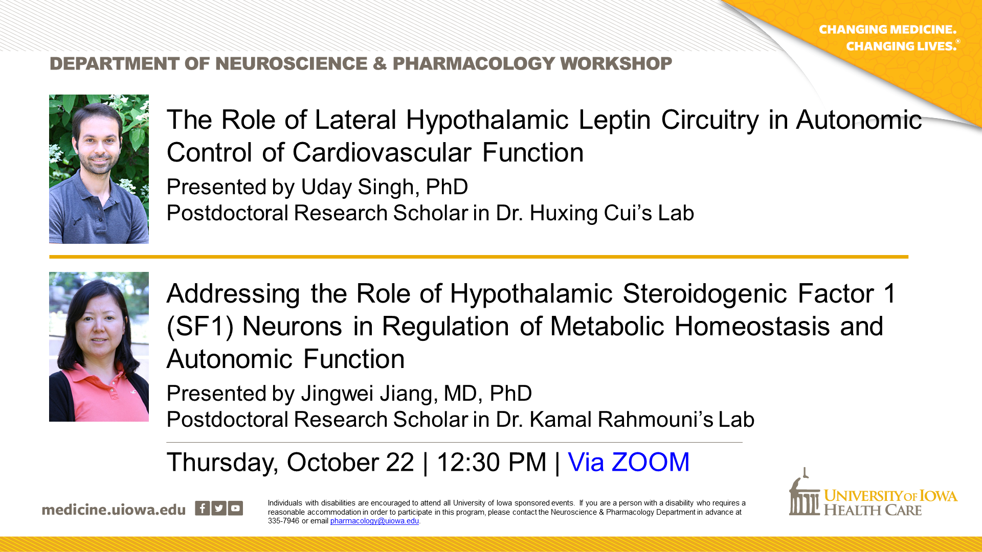 Singh and Jiang Postdoc Workshop 10.22.20