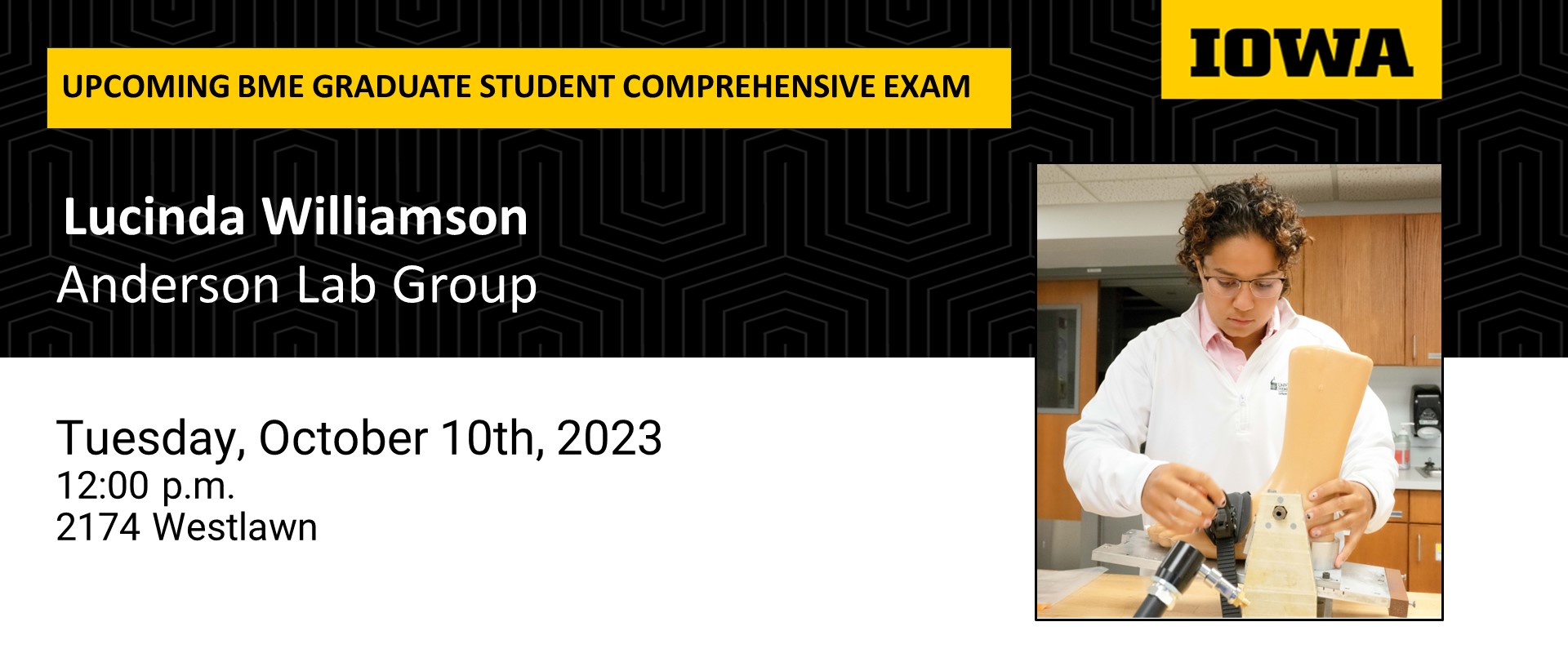 2023.10.13 Lucinda Williamson Comprehensive Exam Slide