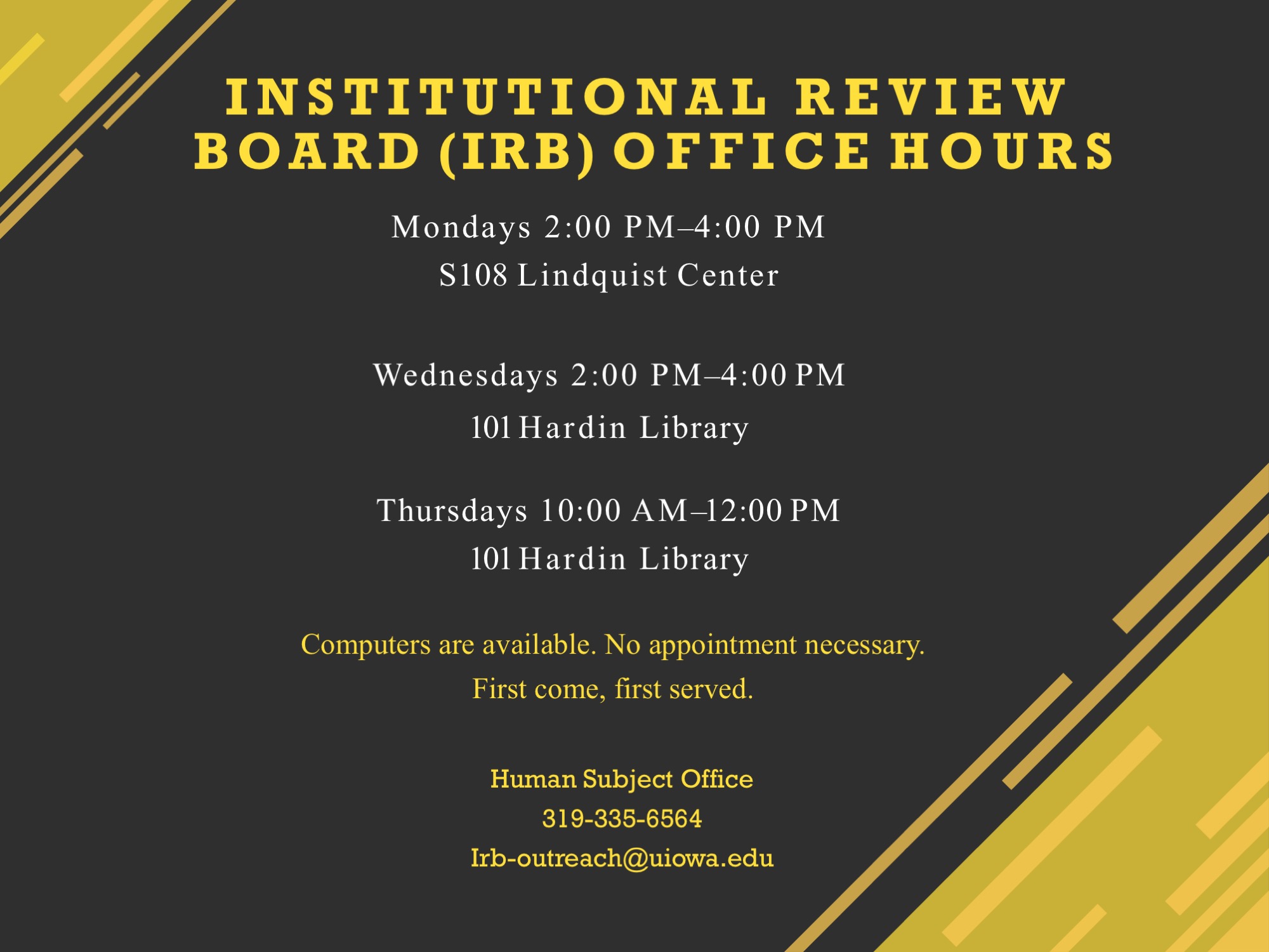 IRB Office Hours 