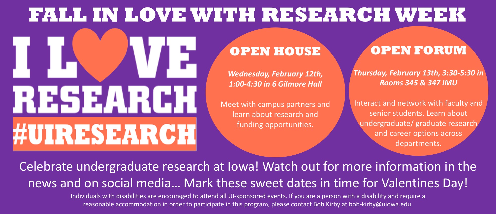 Fall in Love with Research Week