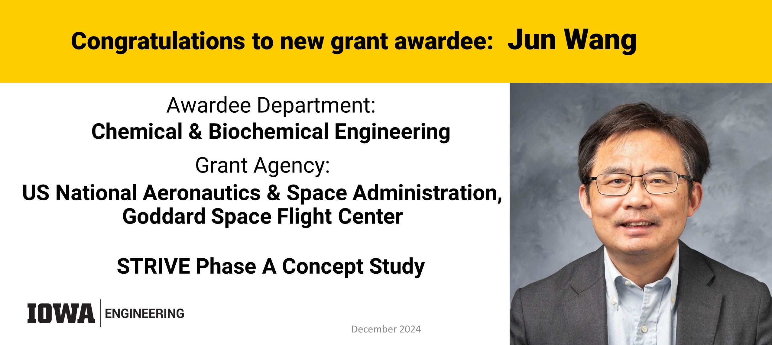 Wang research grant