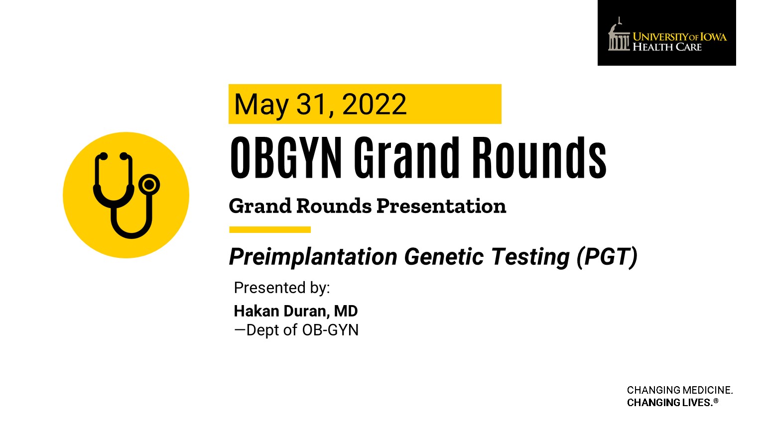 OBGYN Grand Rounds 5