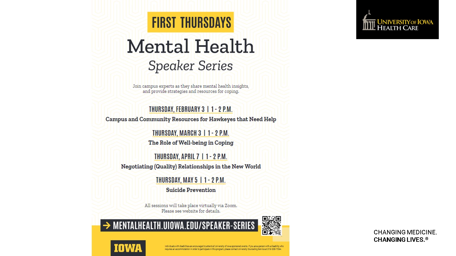 Mental Health Speaker Series